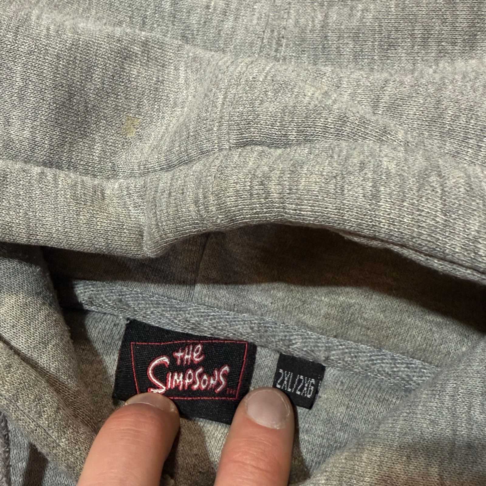 Vintage Vintage Y2K The Simpsons Unathletic Dept. Hoodie 2XL Size US XXL / EU 58 / 5 - 4 Thumbnail