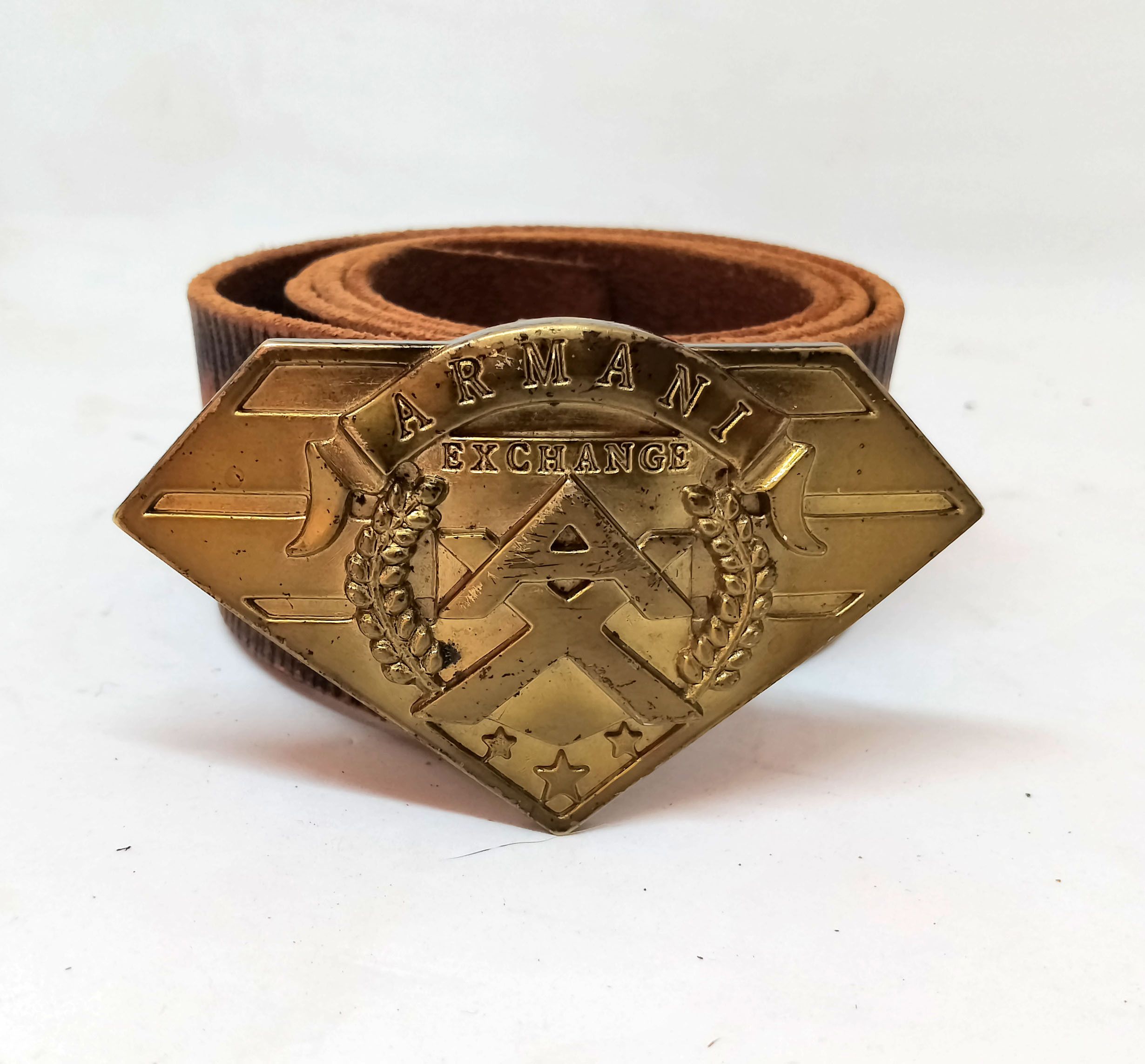 Armani Exchange Armani Exchange Leather Belt Size S Size ONE SIZE - 1 Thumbnail