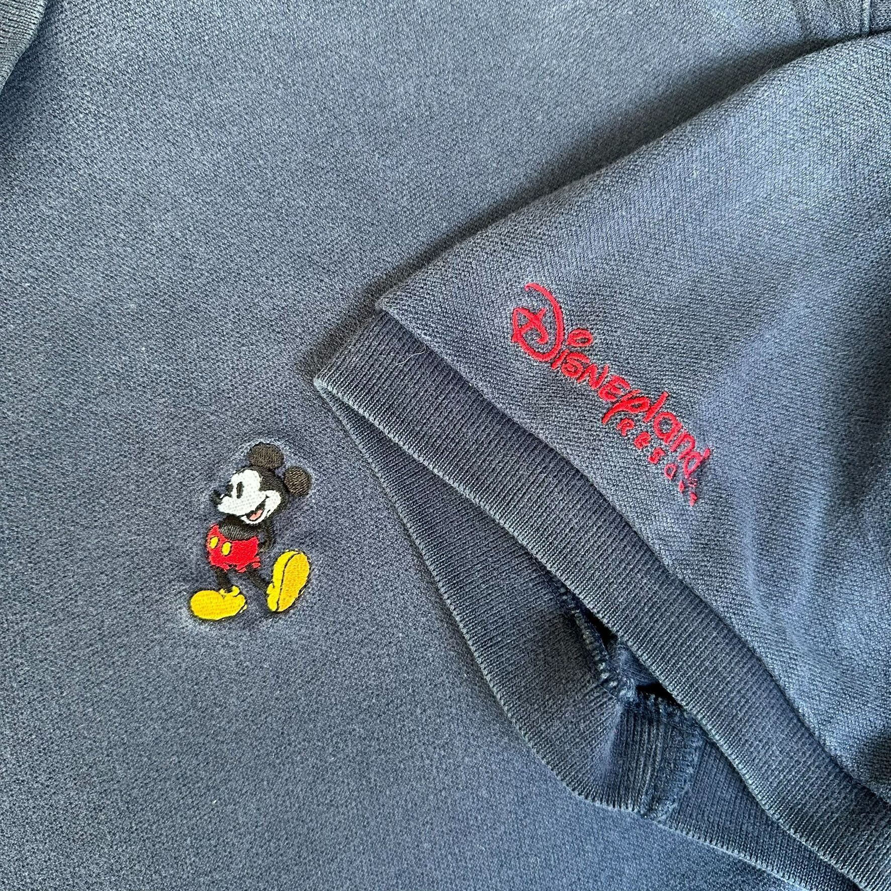 Vintage Vintage Y2K Disneyland Mickey Mouse Polo Shirt Navy XL Embro Size US XL / EU 56 / 4 - 2 Thumbnail