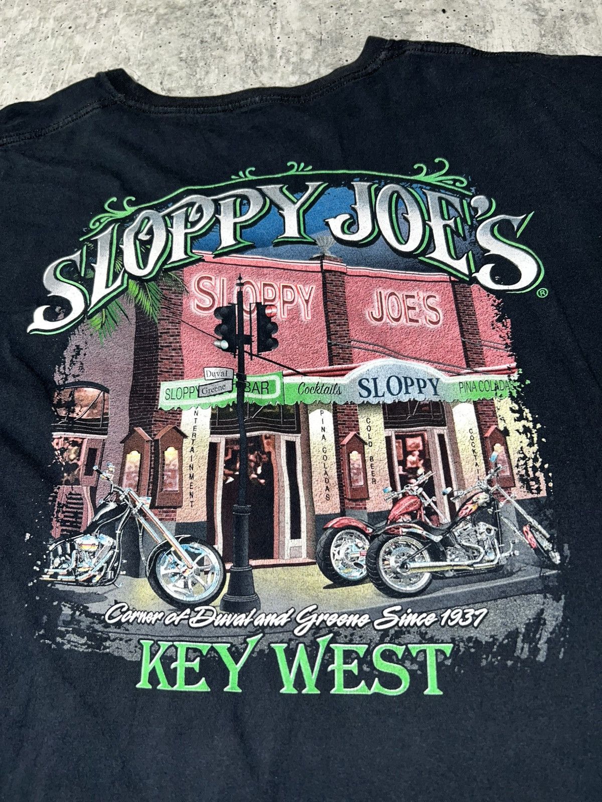 Other Vintage Y2K Sloppy Joe’s Graphic Tee Size US XL / EU 56 / 4 - 2 Thumbnail