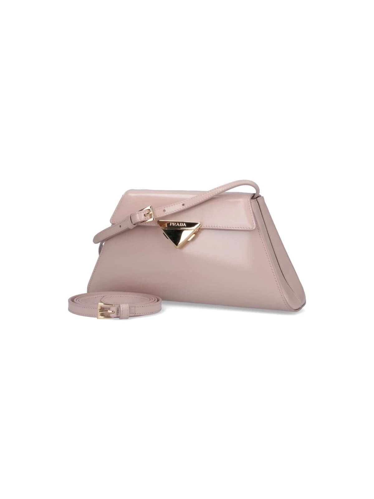 Prada PRADA Water Lily Medium Leather Shoulder Bag Size ONE SIZE - 2 Thumbnail