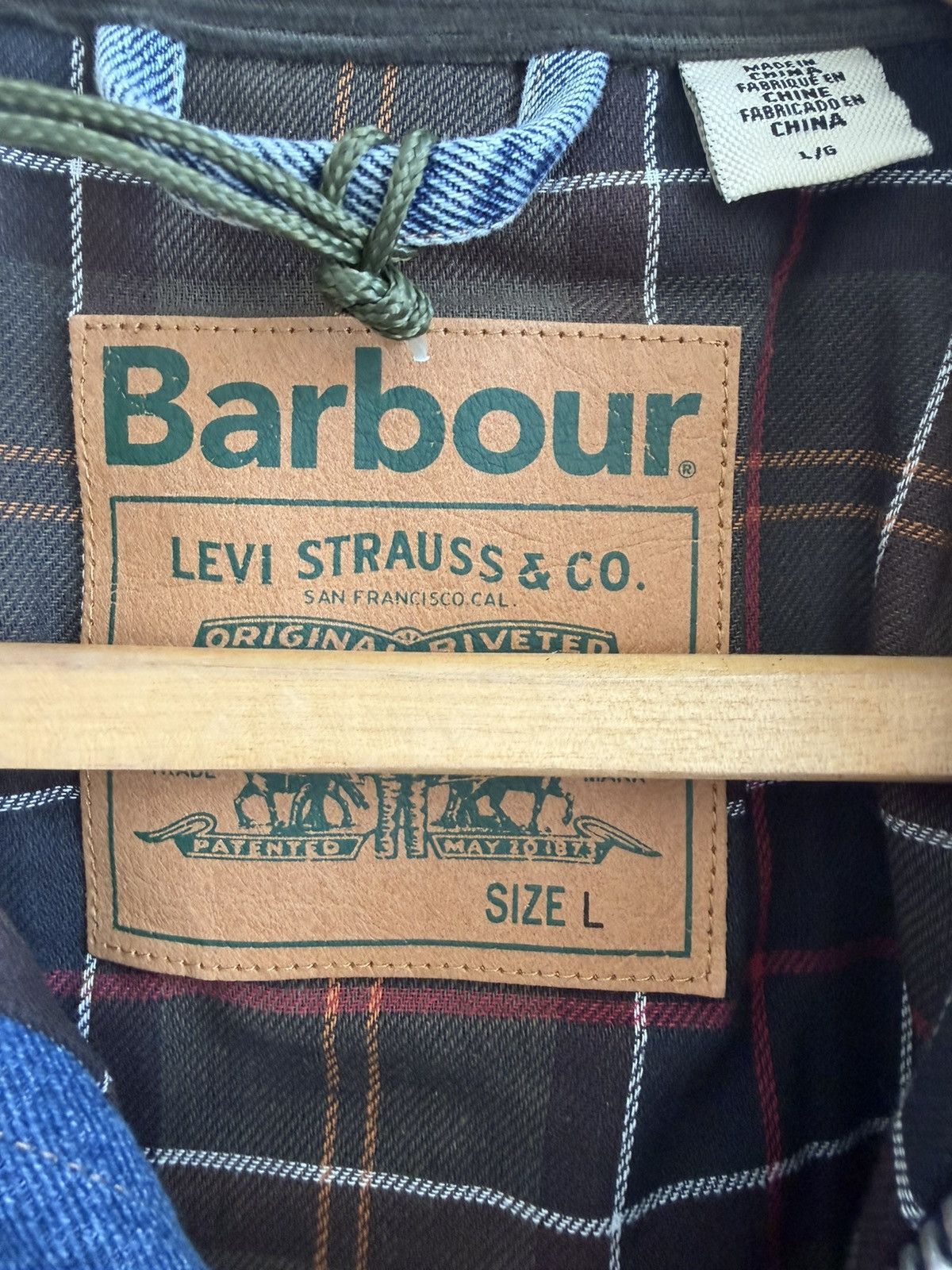 Barbour Barbour x Levi’s Denim Trucker Jacket Men’s Collar Vintage L Size US L / EU 52-54 / 3 - 13 Thumbnail