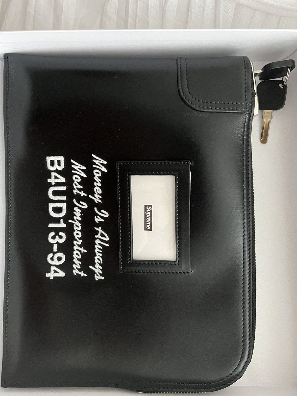 Supreme Supreme leather money bag (fw25) Size ONE SIZE - 3 Thumbnail