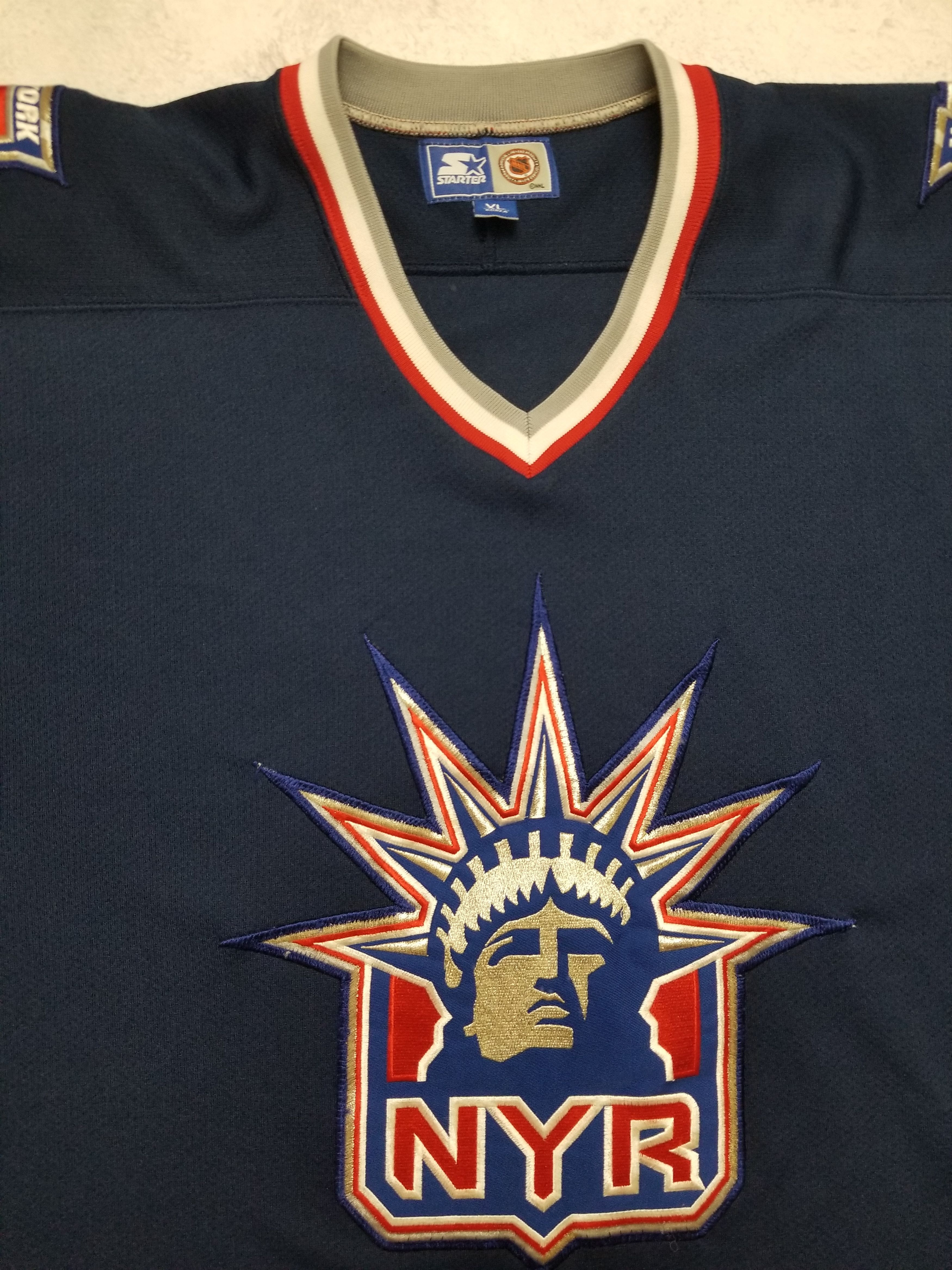 Starter New York Rangers Jersey Lady Liberty Eastern NHL Conference Size US XL / EU 56 / 4 - 11 Thumbnail