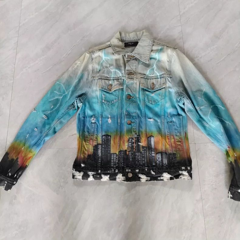 Amiri Amiri Kedora Denim Jacket Size US M / EU 48-50 / 2 - 1 Thumbnail