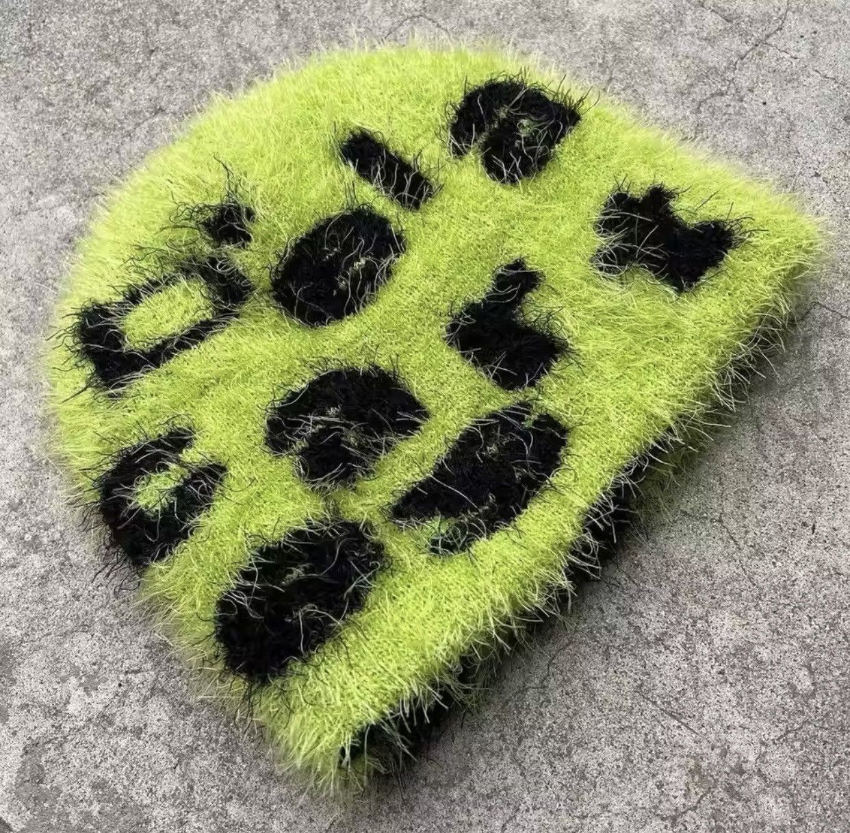Japanese Brand Rabbit Fur Cap Warm Aesthetic Hundred Take Wool Hat Size ONE SIZE - 2 Thumbnail