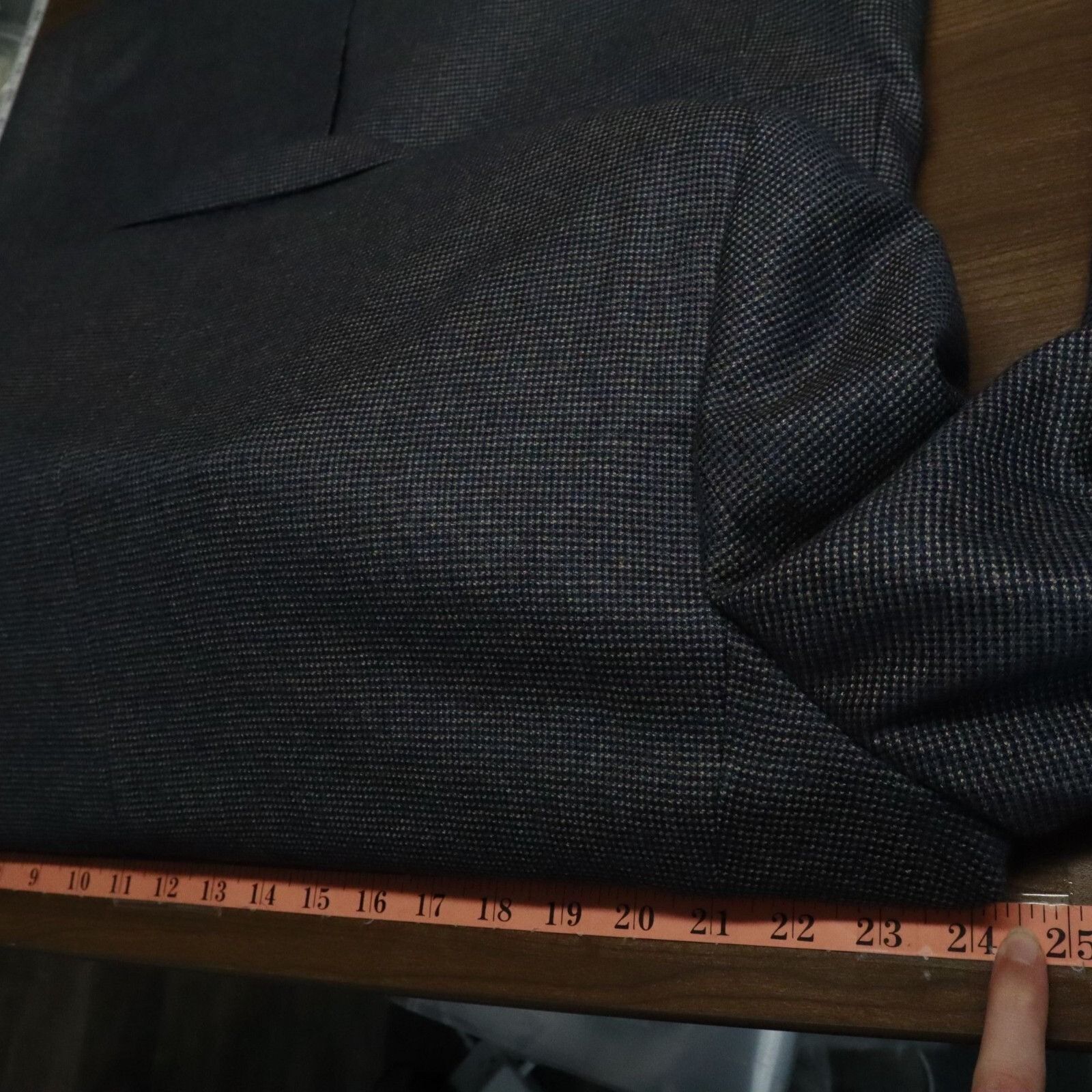 Samuelsohn Samuelsohn Pure Cashmere Blazer Mens 44T Gray Academia Size 44L - 11 Thumbnail