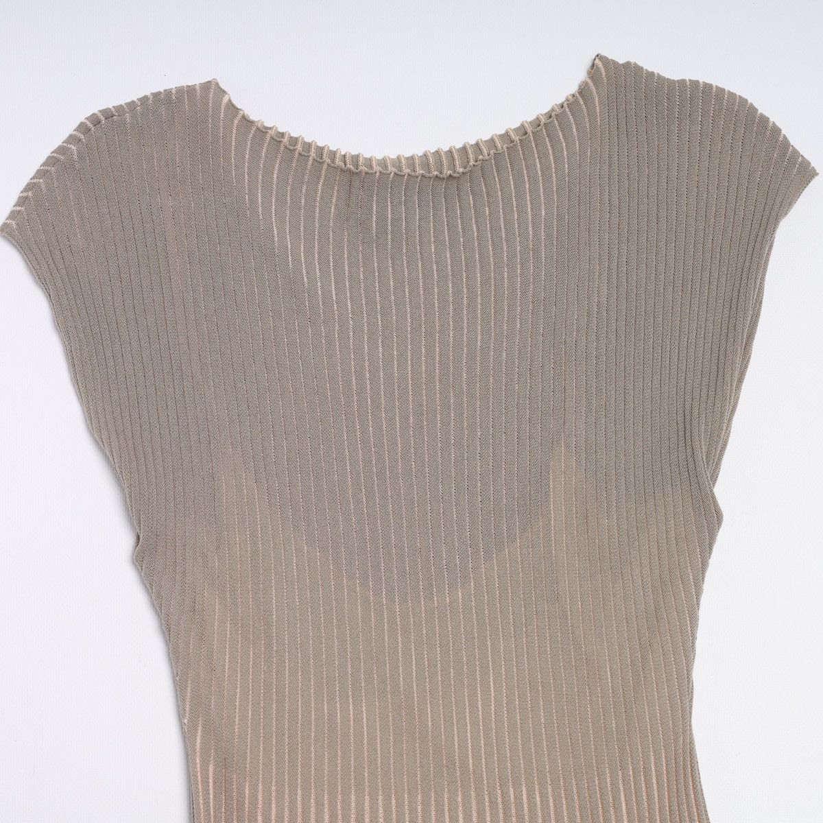 Emporio Armani Emporio Armani Pink Grey Pleated Dress Cotton Viscose Nylon Size M / US 6-8 / IT 42-44 - 5 Thumbnail
