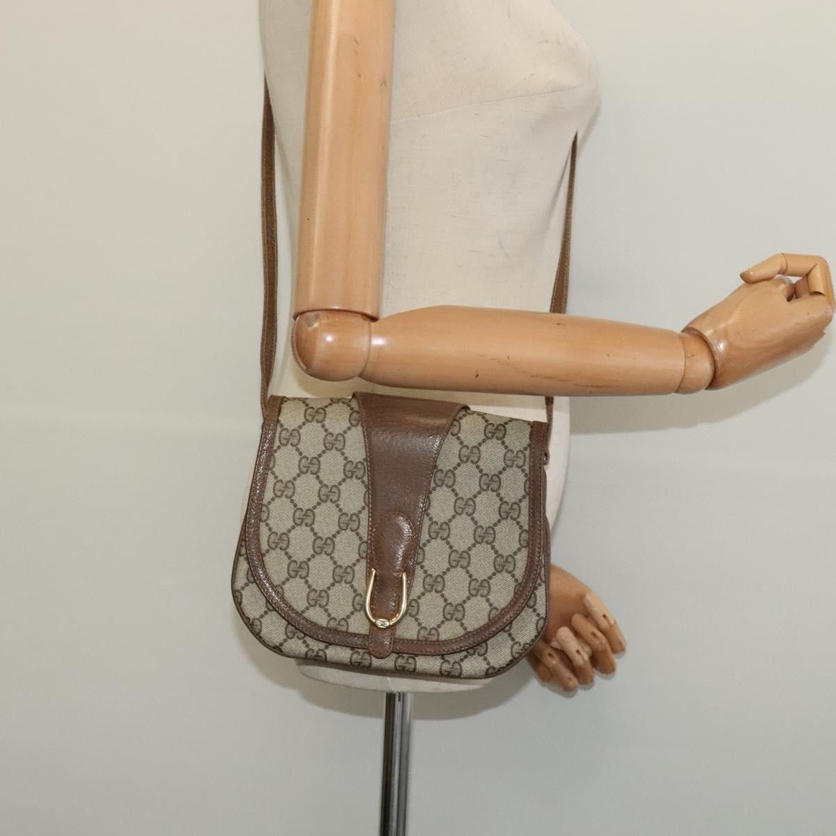 Gucci GUCCI GG Supreme Shoulder Bag Pvc Beige Gold Size ONE SIZE - 22 Thumbnail