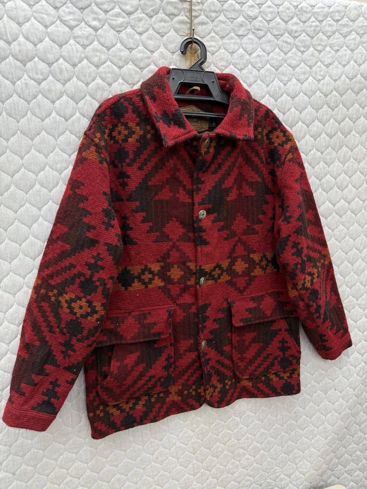 Woolrich Woolen Mills 💥💥🔥ARCHIVE VTG WOOLRICH USA NAVAJO JACKET Size US M / EU 48-50 / 2 - 2 Thumbnail