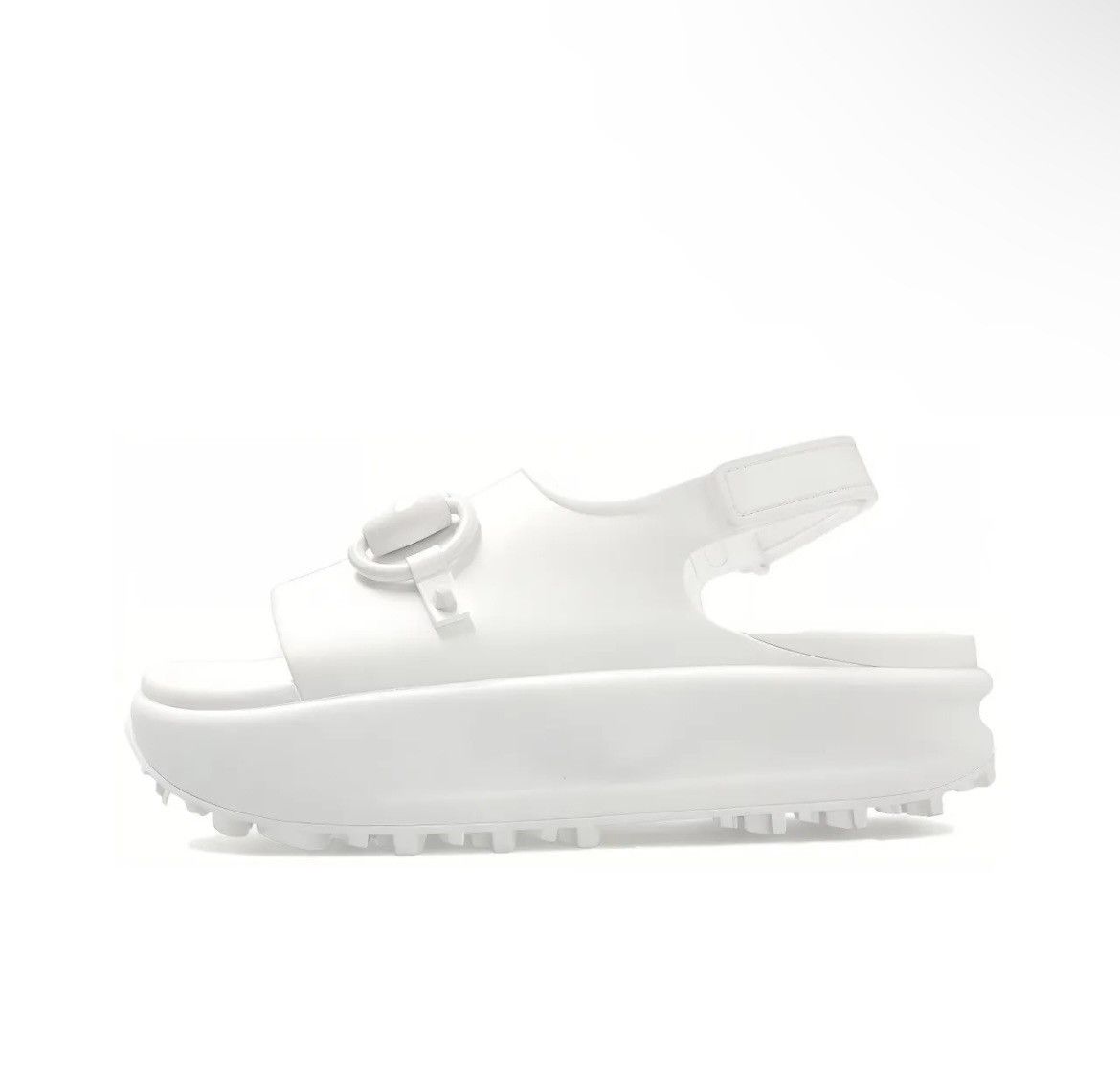 Gucci Gucci Horsebit Flatform Sandal white Size US 9 / IT 39 - 2 Thumbnail