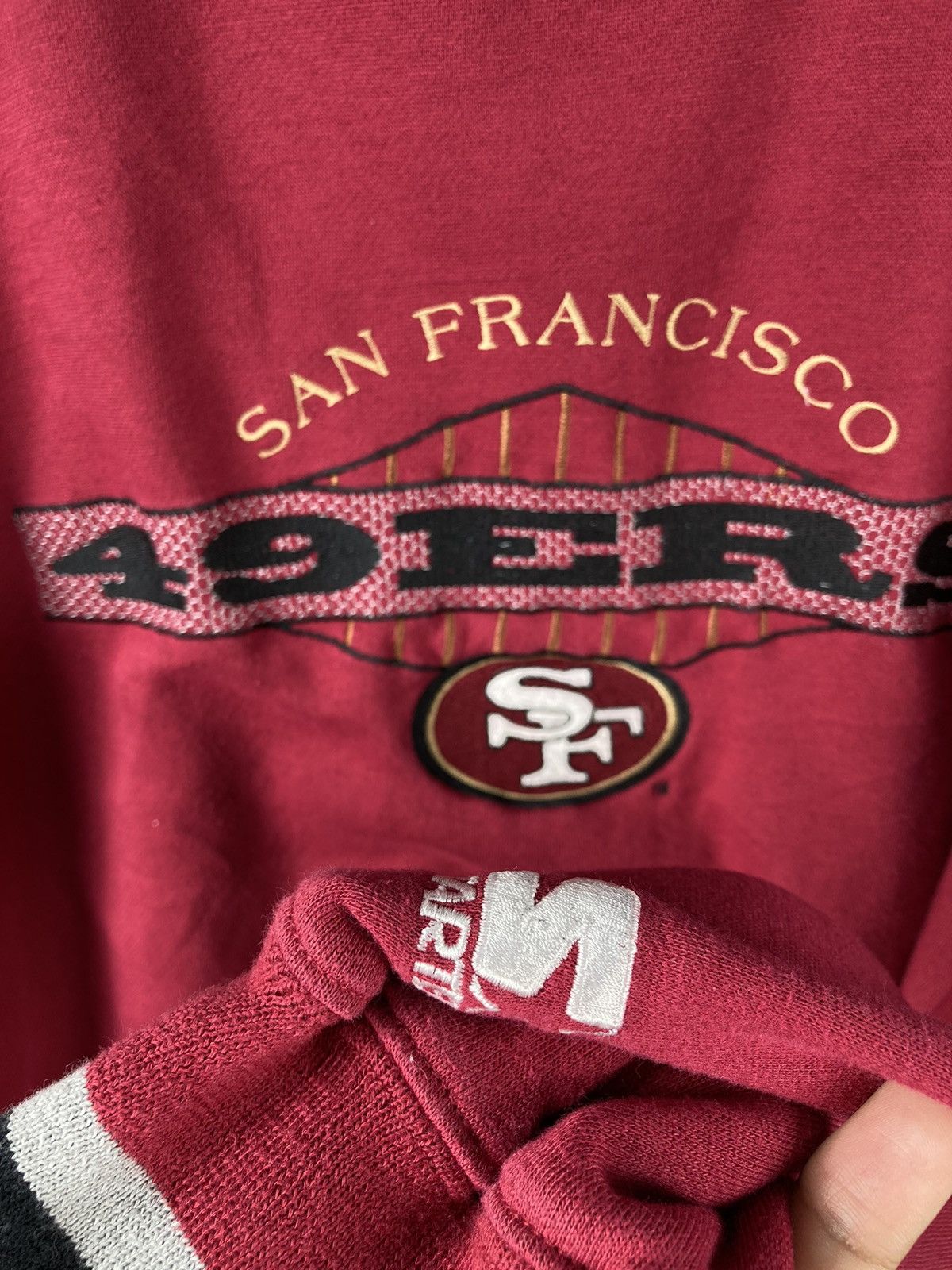 NFL × Starter × Vintage Vintage 90s Starter San Francisco 49ers Team Nfl Sweatshirt Size US L / EU 52-54 / 3 - 4 Thumbnail