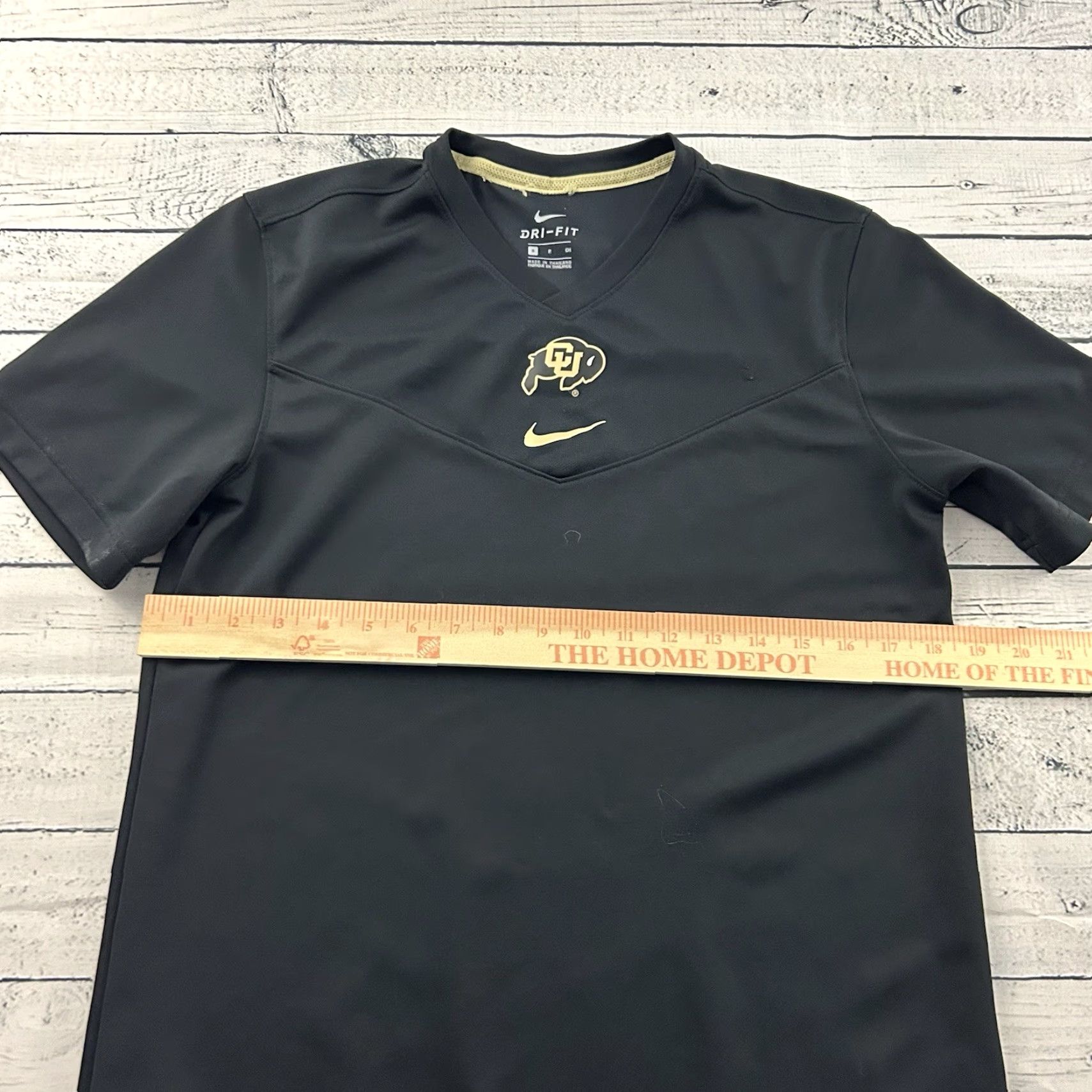 Nike Nike Dri-Fit Colorado University Short Sleeve Athletic Shirt Men's Small Black Size US S / EU 44-46 / 1 - 5 Thumbnail