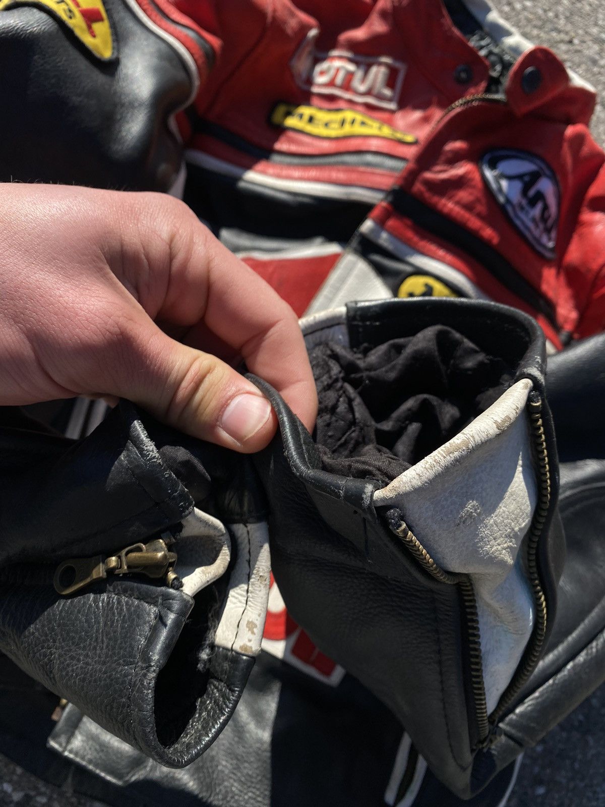 Red Bull × Vintage Vintage Red Bill Racing Leather Jacket Size US M / EU 48-50 / 2 - 18 Thumbnail
