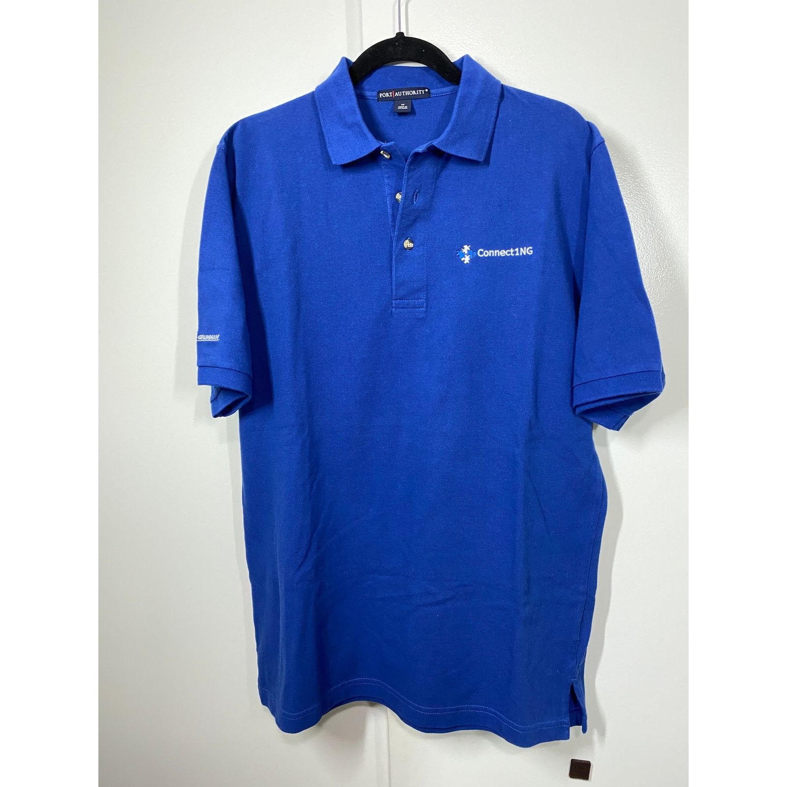 Port Authority Connect1NG Northrop Grumman Port Authority Blue Cotton Polo Size US M / EU 48-50 / 2 - 6 Thumbnail