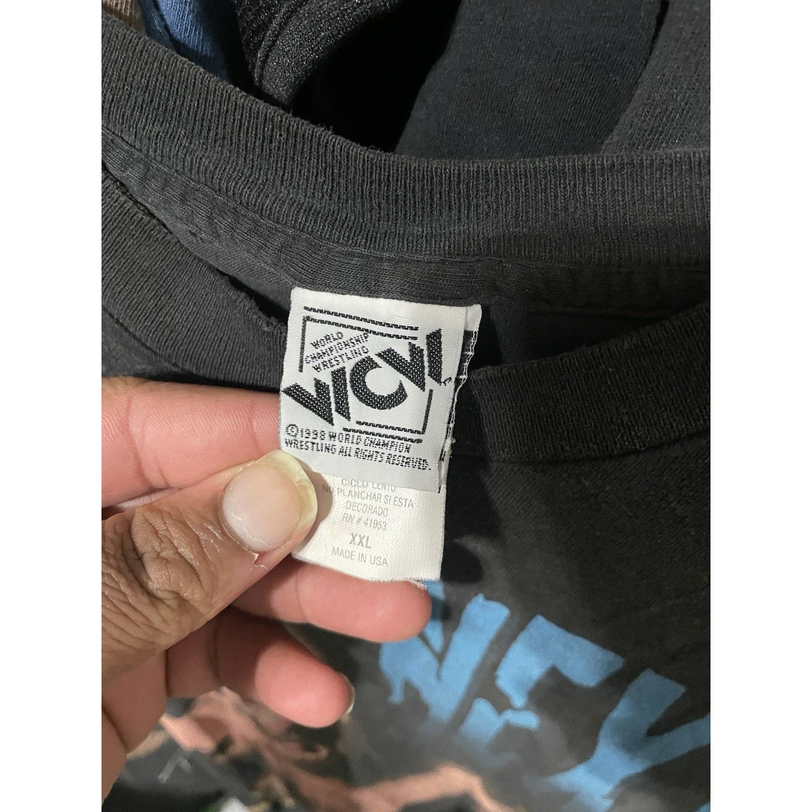 WCW/nWo Size 2XL-VTG 90s Wrestling 1998 WCW WWE GOLDBERG Who’s Next’ Size US XXL / EU 58 / 5 - 3 Thumbnail