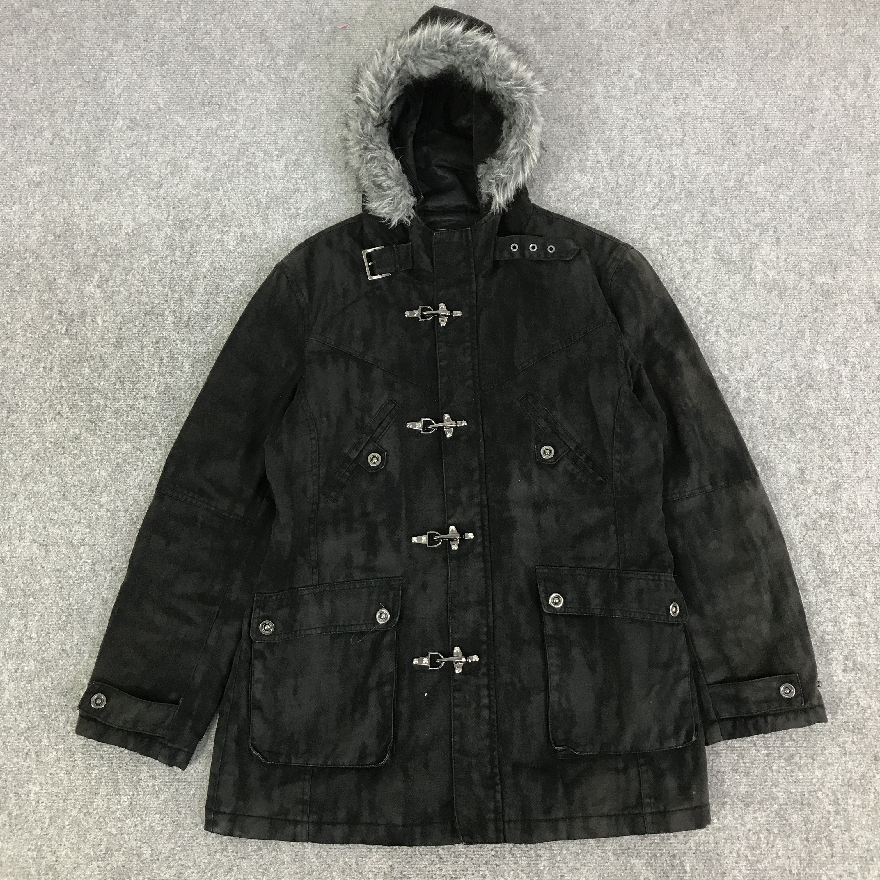 Japanese Brand ROUSHATTE PUNK DESIGN HOODIE JACKET K106B17 Size US L / EU 52-54 / 3 - 1 Thumbnail