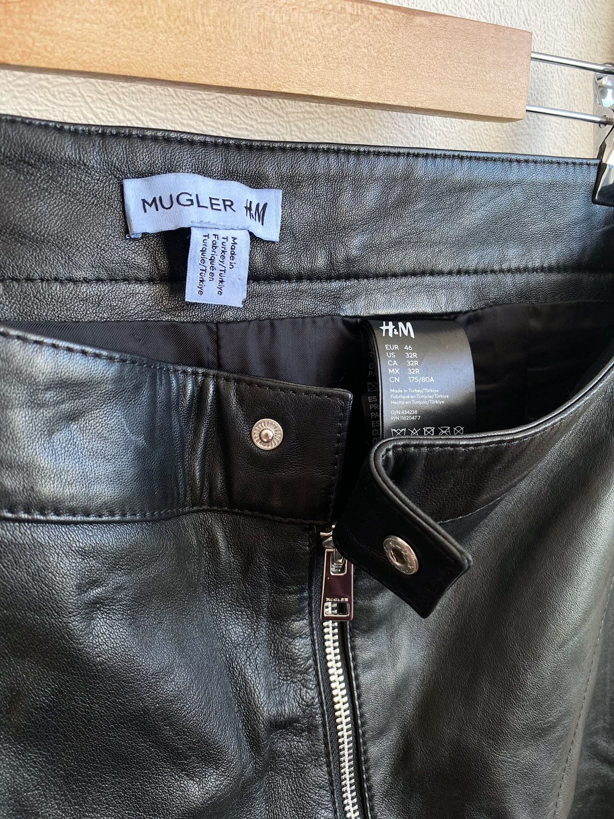 Mugler Mugler x H&M Leather Pants Size US 32 / EU 48 - 19 Thumbnail