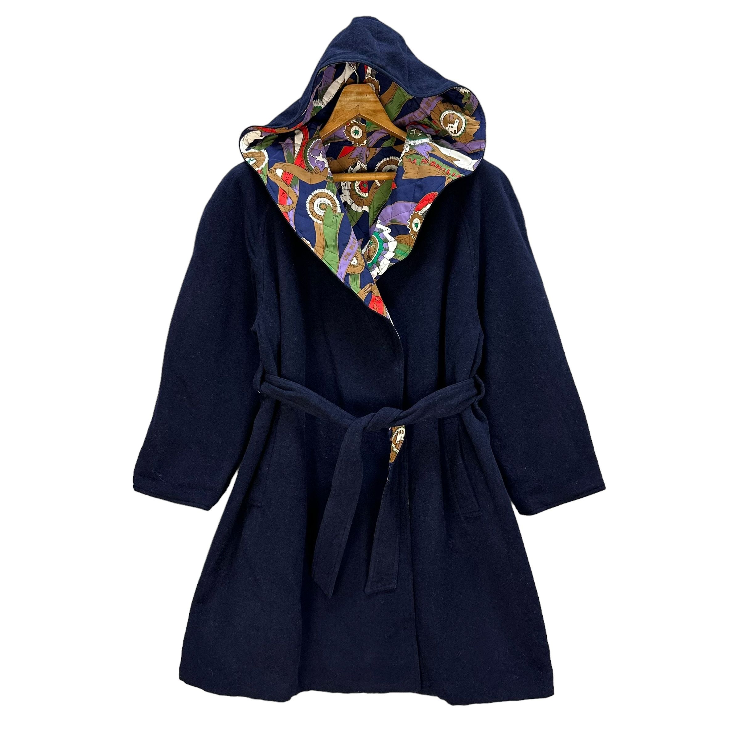 Japanese Brand Apuman Zemma Boutique Wool Hoodie Coat #A29-0669 Size L / US 10 / IT 46 - 1 Thumbnail