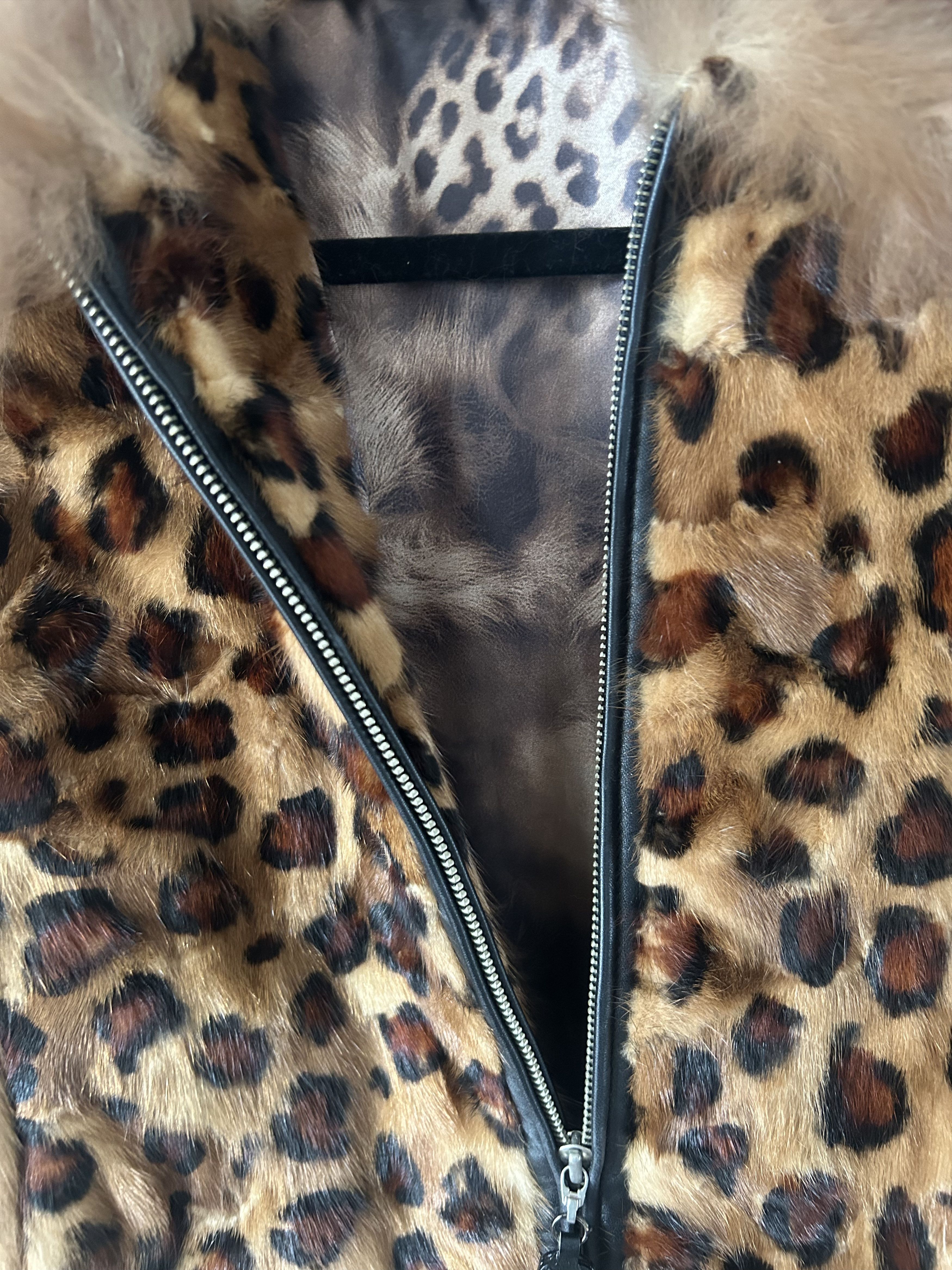Other LEOPARD PRINT BEADED FUR JACKET Size M / US 6-8 / IT 42-44 - 4 Thumbnail