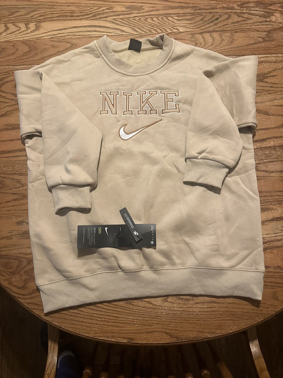Nike sweatshirt brown tan Tops