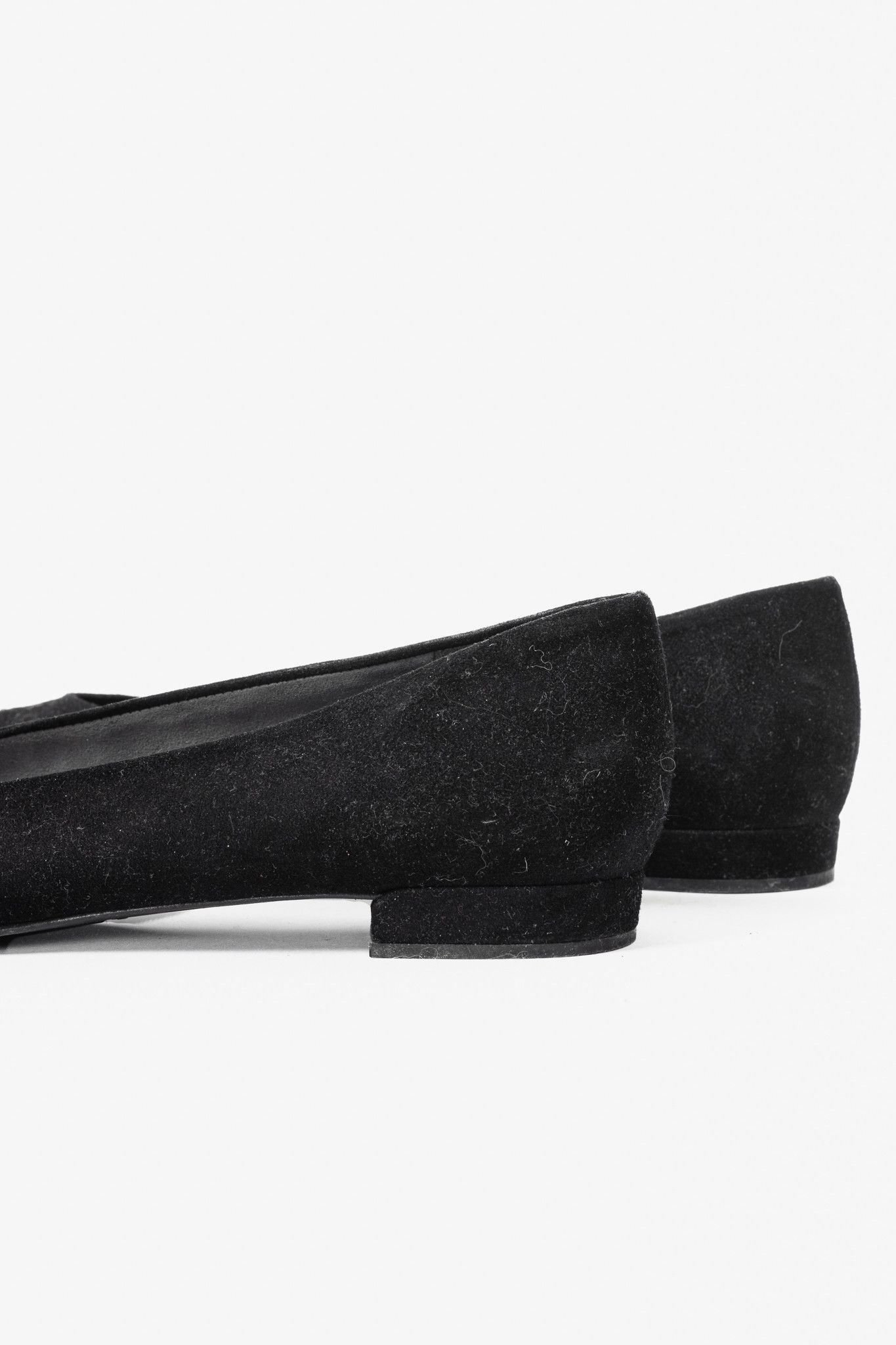 Stuart Weitzman Stuart Weitzman Bubbly Suede Crystal-Cap-Toe Ballet Flats Size US 8.5 / IT 38.5 - 8 Thumbnail