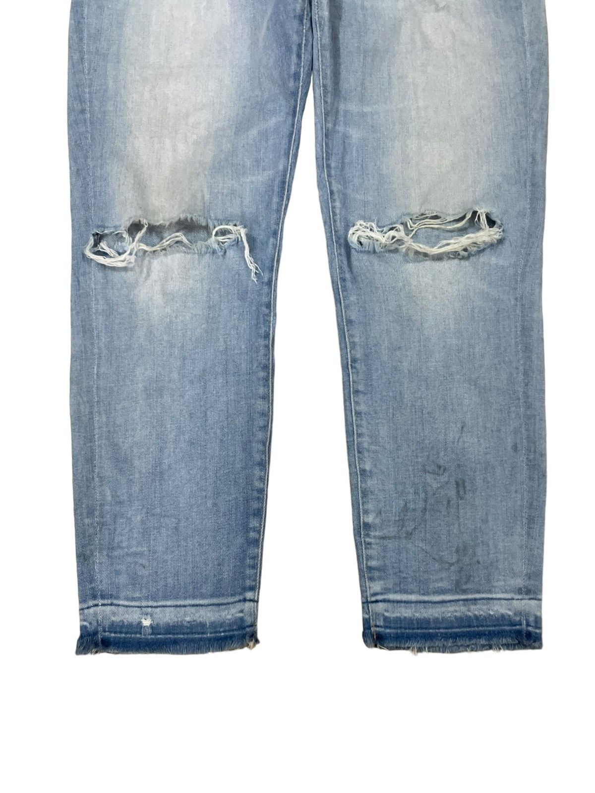 Polo Ralph Lauren Polo Ralph Lauren Unisex Distressed Slim Tapered Jeans Size US 34 / EU 50 - 3 Thumbnail