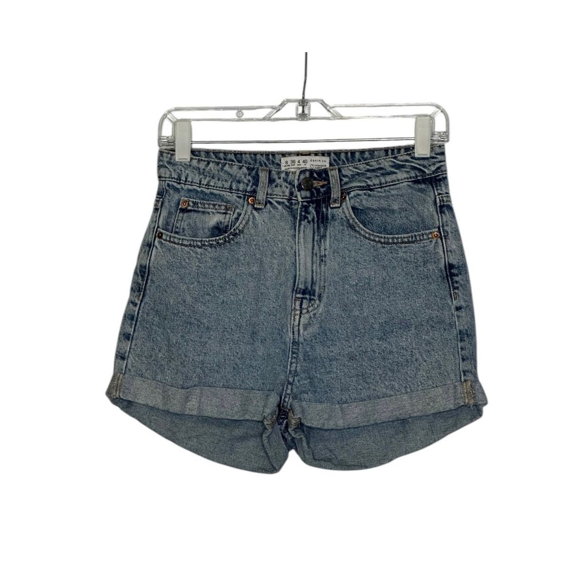 Denim & Co. Denim Co blue cuffed high waist jean shorts size 4 Size 27" / US 4 / IT 40 - 8 Thumbnail