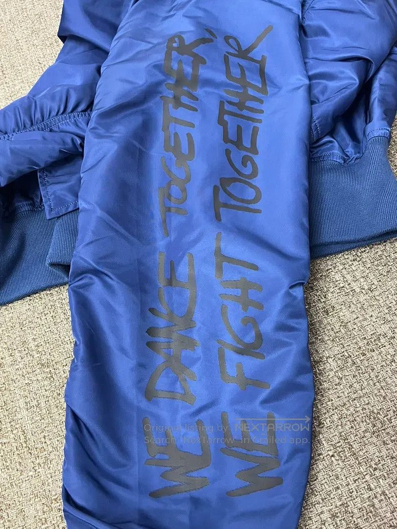 Vetements Vetements Dark Blue Reversible Outline Flight Jacket Size US M / EU 48-50 / 2 - 5 Thumbnail