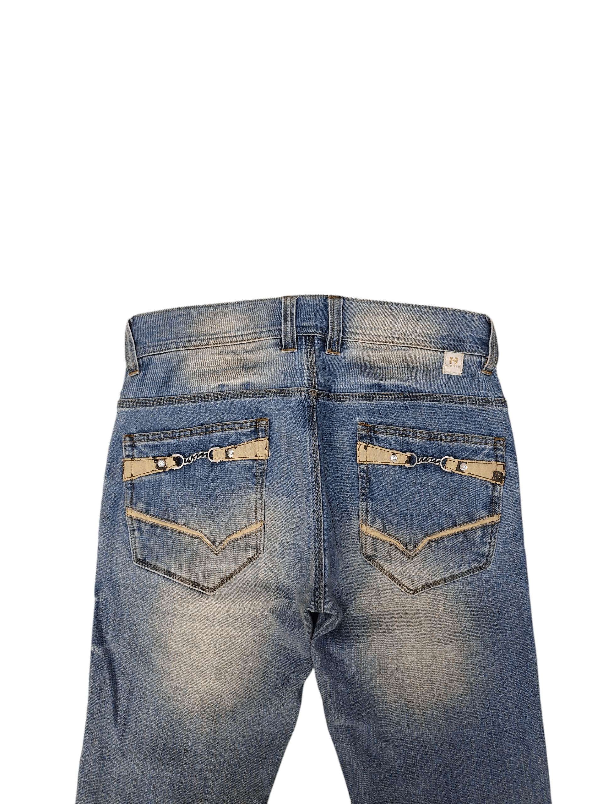 If Six Was Nine Flare Jeans Nicole Japan Denim Bootcut Ifsixwasnine Lgb Size US 31 - 12 Thumbnail