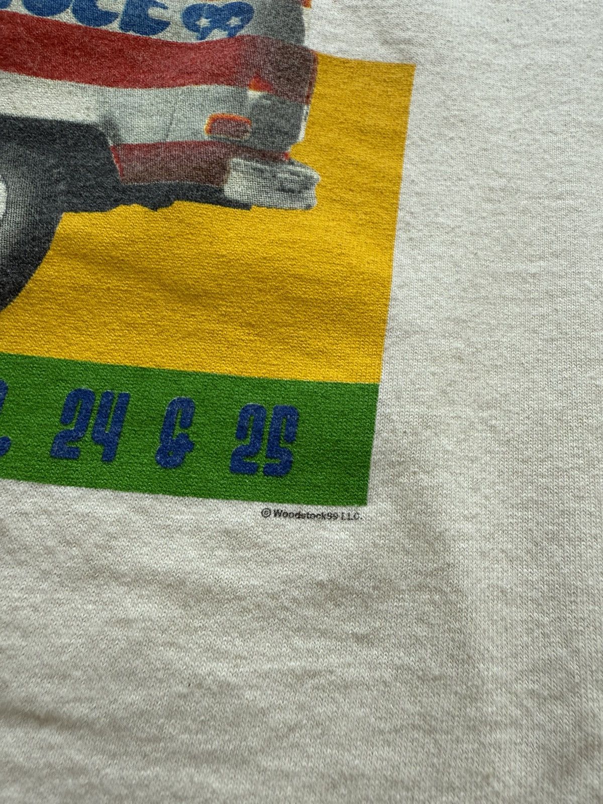 Band Tees Vintage Woodstock 99 T Shirt Size US XL / EU 56 / 4 - 4 Thumbnail
