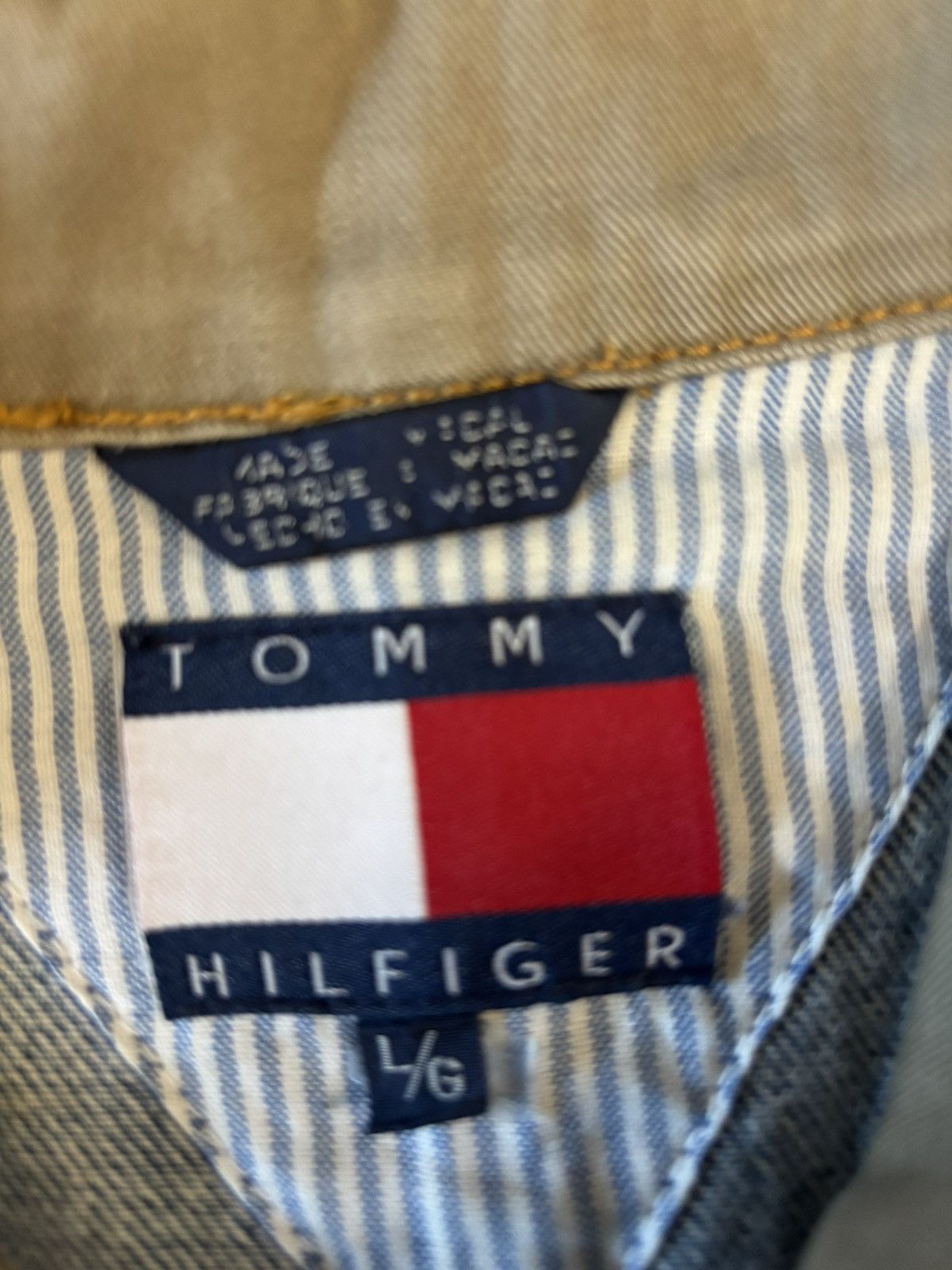 Tommy Hilfiger Tommy Hilfiger Sz L blue denim jacket Size US L / EU 52-54 / 3 - 4 Thumbnail