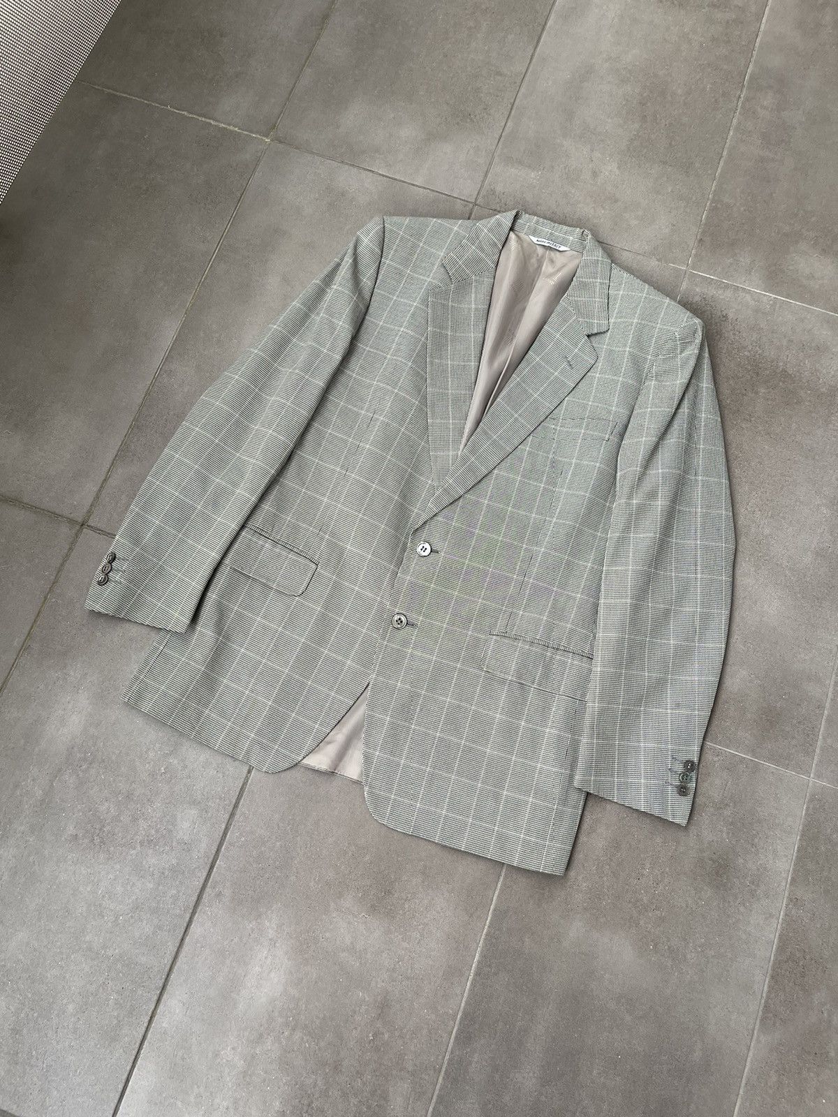 Lanvin Archive Lanvin White Stripped Grey Blazer Size 38R - 6 Thumbnail