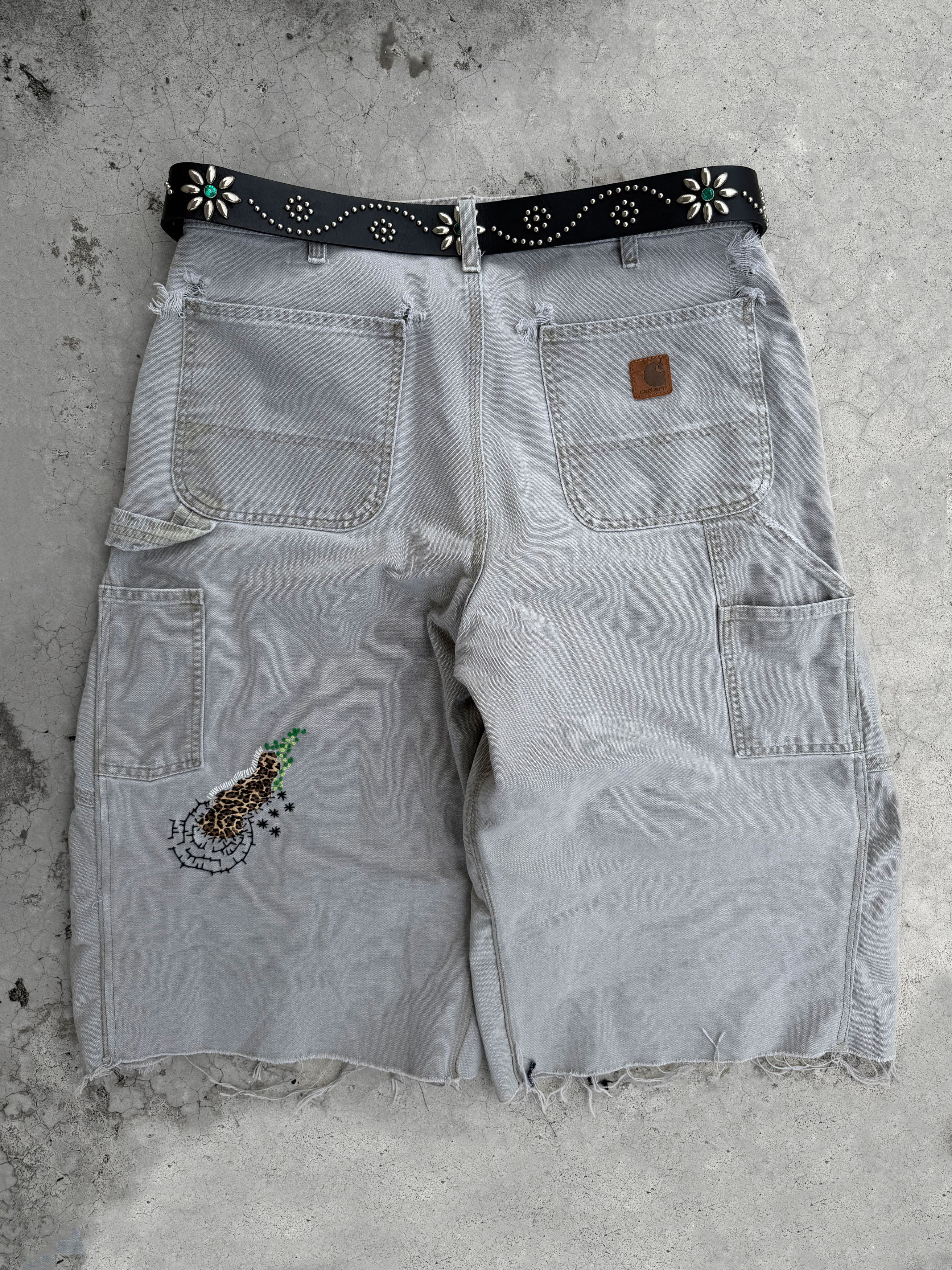 Japanese Brand Boro Patchwork Carhartt Carpenter Size US 34 / EU 50 - 14 Thumbnail