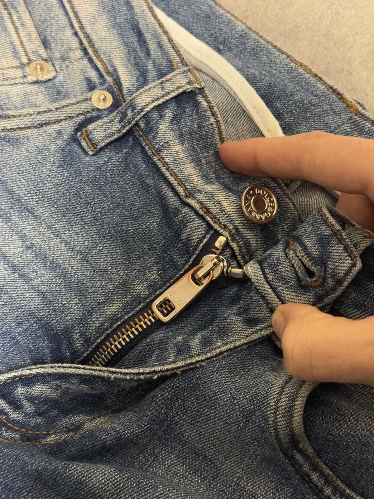 Dolce & Gabbana × Vintage Vintage Dolce & Gabbana distressed jeans denim pants M 46 Size US 30 / EU 46 - 12 Thumbnail