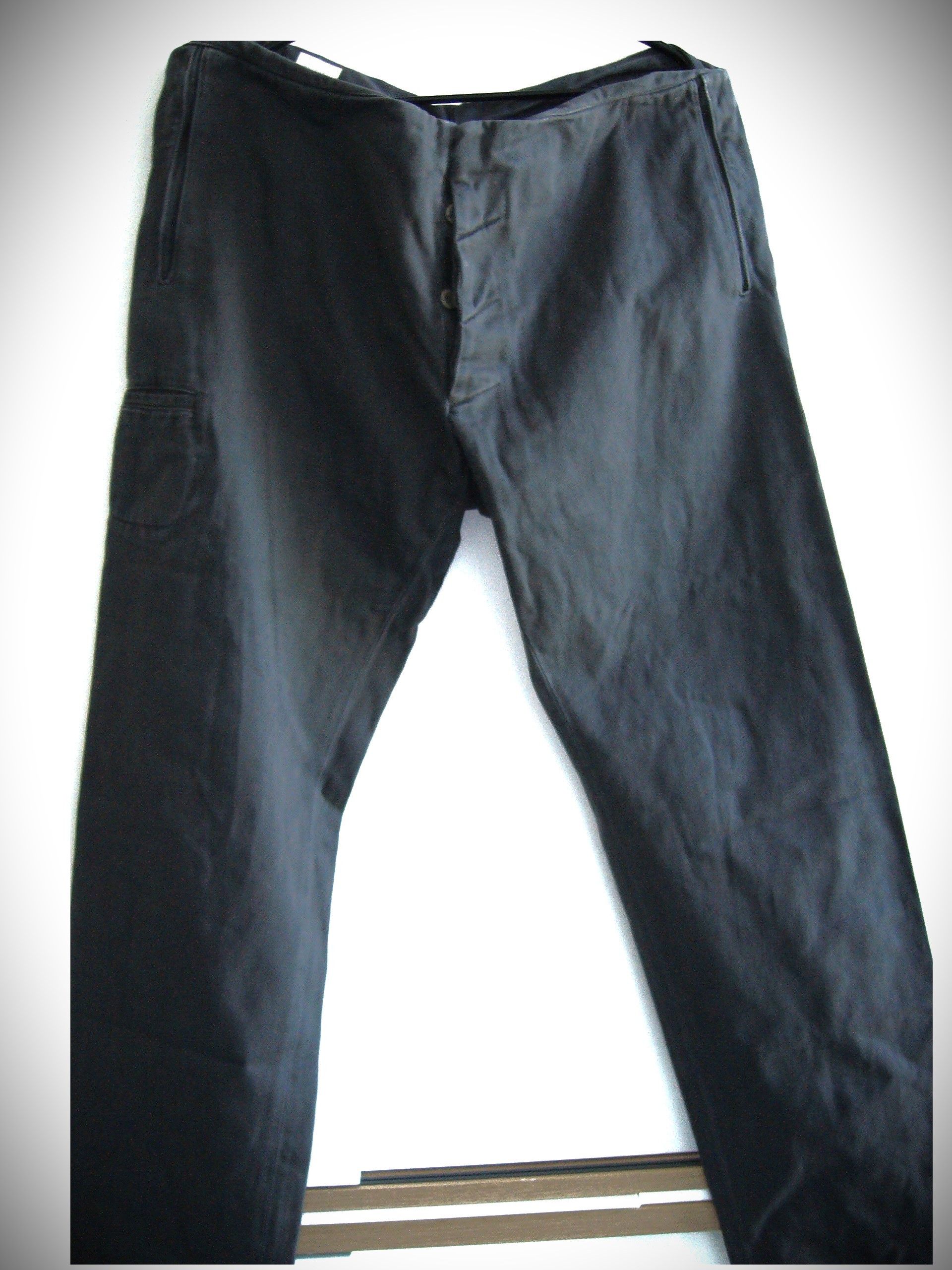 image of Anatomical Maison Margiela Mcqueen Waistless Pants, Sz. 56 in Grey, Men's (Size 38)