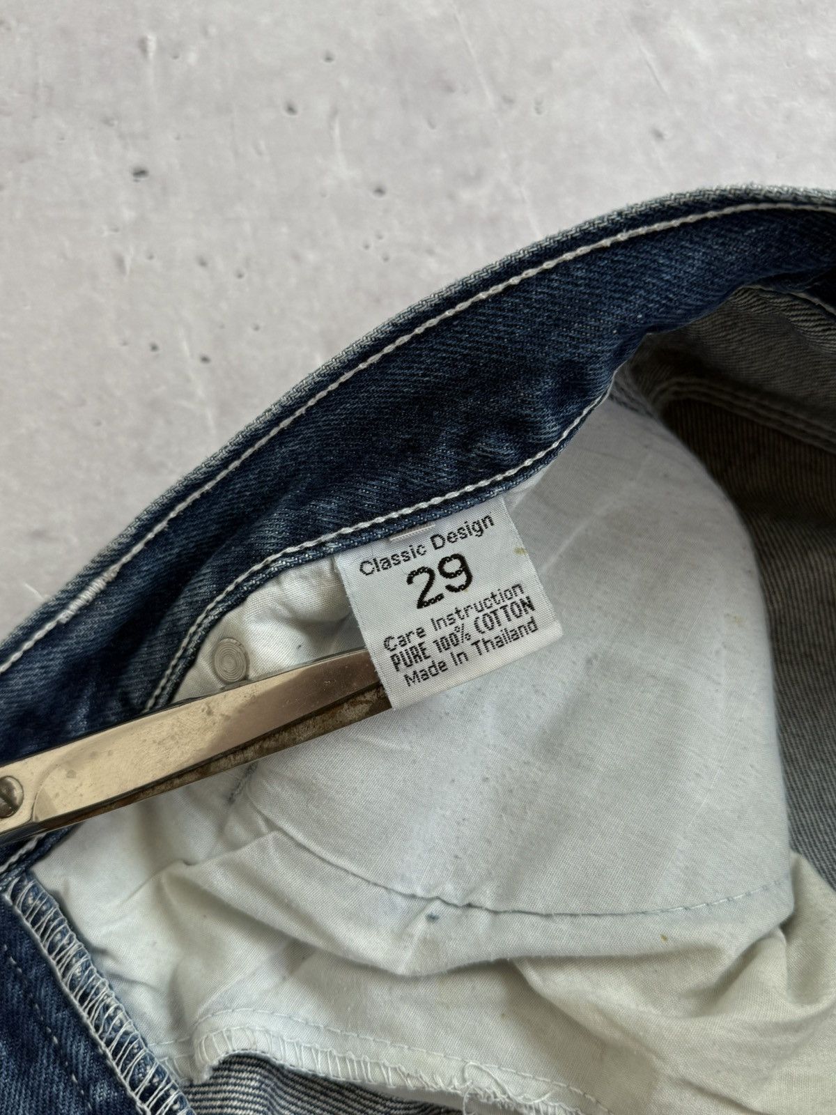 Eminem Vintage 90s Eminem Slim Shady Jnco Style Rap Baggy Jeans Y2K Size US 30 / EU 46 - 8 Thumbnail