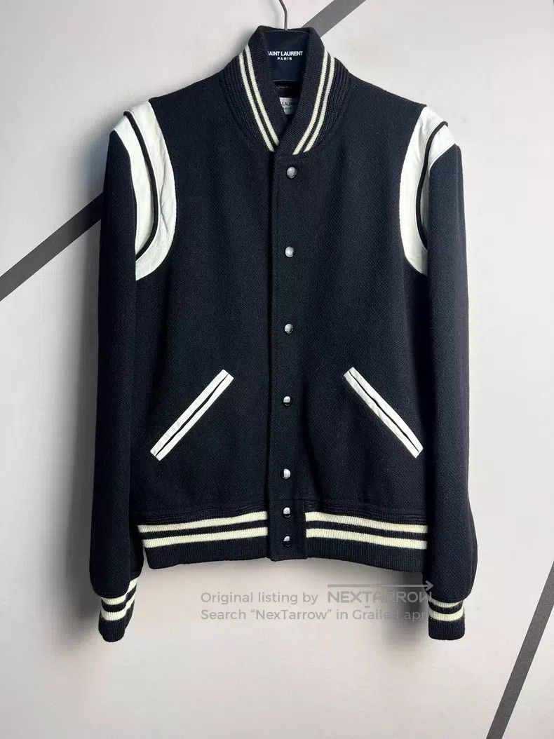 Saint Laurent Paris Saint Laurent Paris Black and White Sheep Leather Patch Wo Size US M / EU 48-50 / 2 - 1 Thumbnail