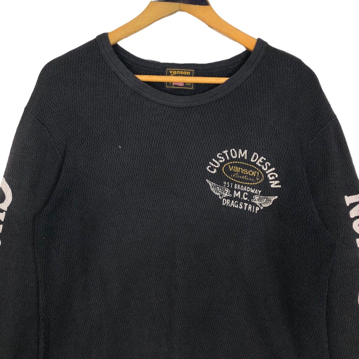 Vanson Leathers Vintage Vanson Cottons Crewneck Sweatshirt Pullover Big Logo Size US S / EU 44-46 / 1 - 6 Thumbnail