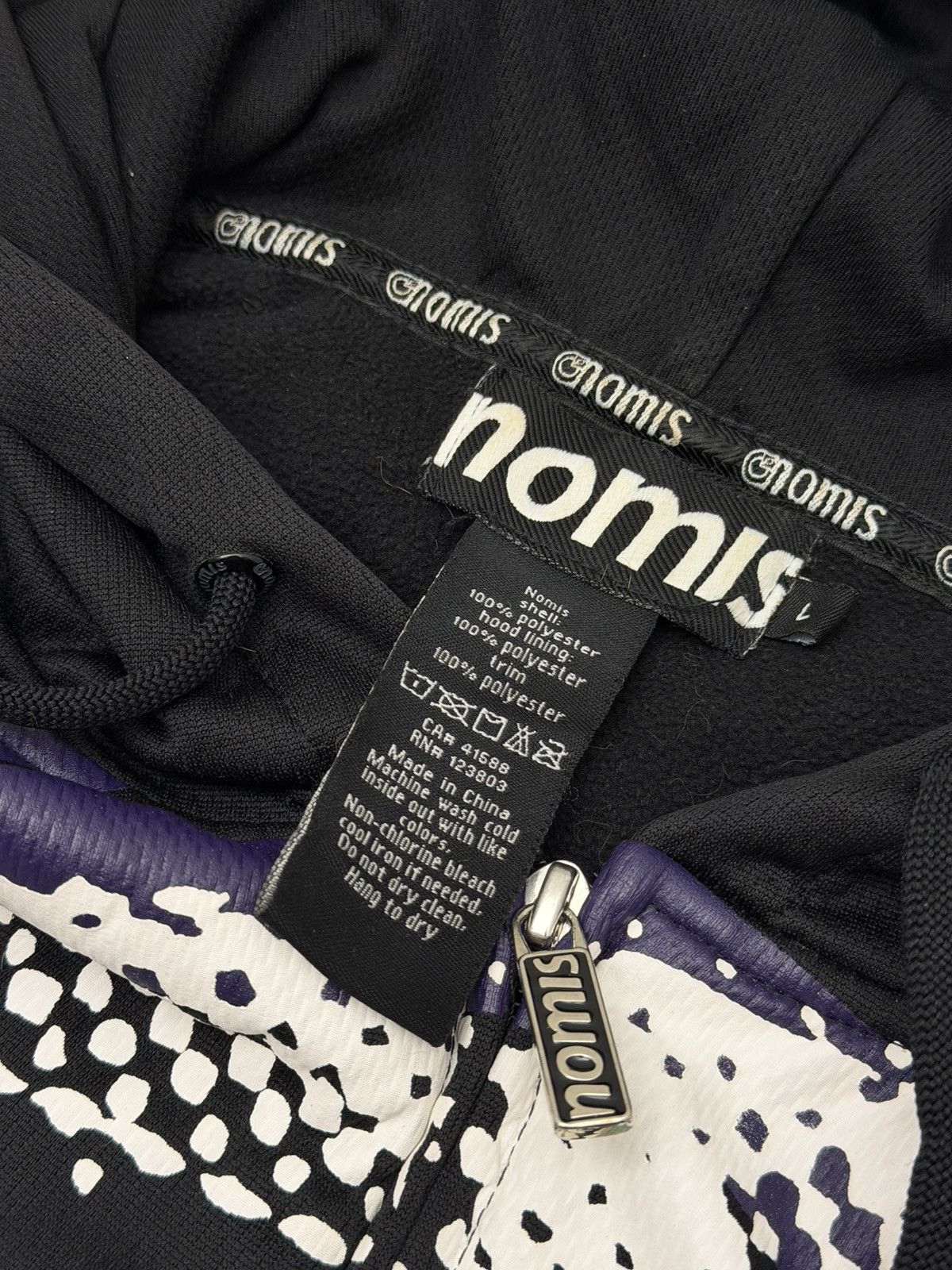 NOMIS Nomis Zip Up Hoodie AOP Skateboard Ski Snowboard Size Large Size US L / EU 52-54 / 3 - 5 Thumbnail