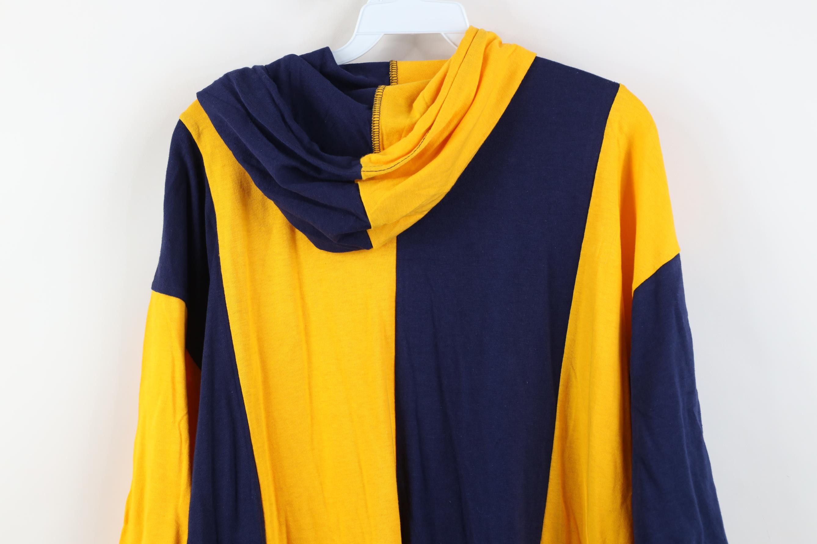 Vintage Deadstock Vintage 90s Block Short Sleeve Hooded T-Shirt Size US XL / EU 56 / 4 - 10 Thumbnail