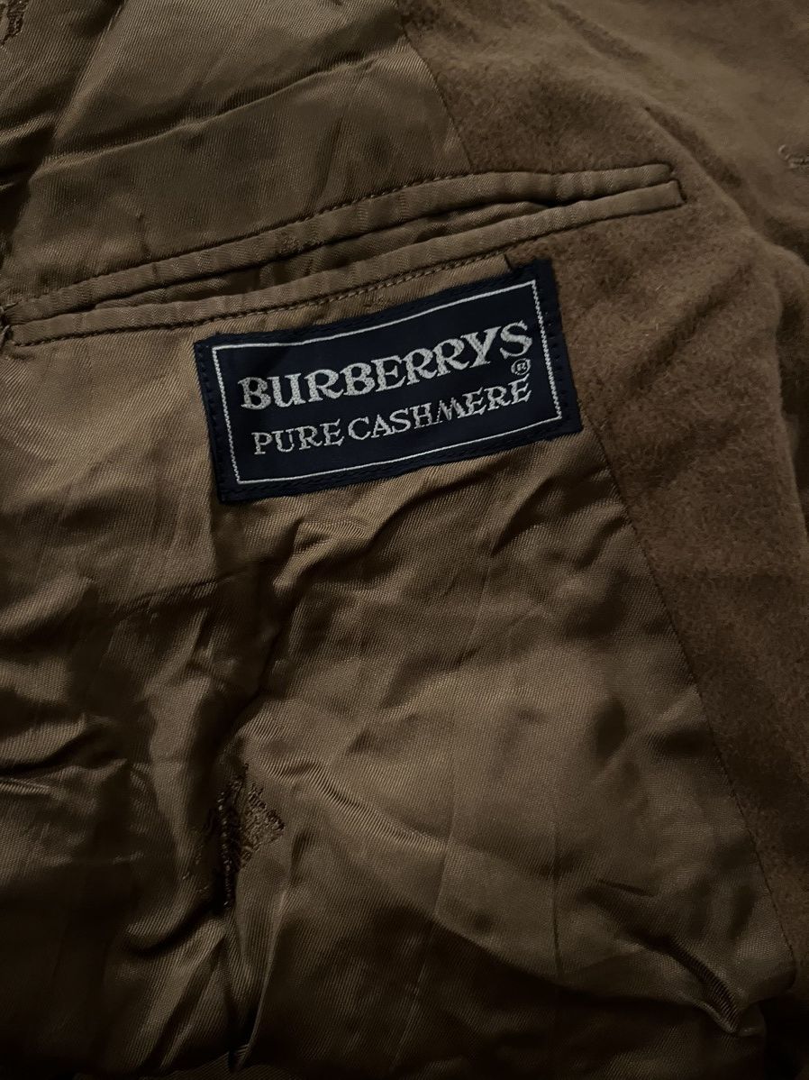 Burberry × Vintage Burberrys 54 Regular Pure Cashmere Coat Perfect Condition Size US L / EU 52-54 / 3 - 5 Thumbnail