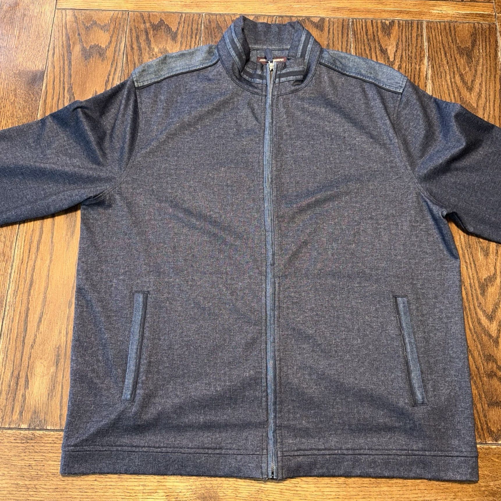 Johnston & Murphy **Mens Johnston Murphy Blue Full Zip Mock Neck Jacket Size XL** User: **Blue Johnston Murphy Mens Full Zip Mock Neck Jacket Size XL** Size US XL / EU 56 / 4 - 2 Thumbnail