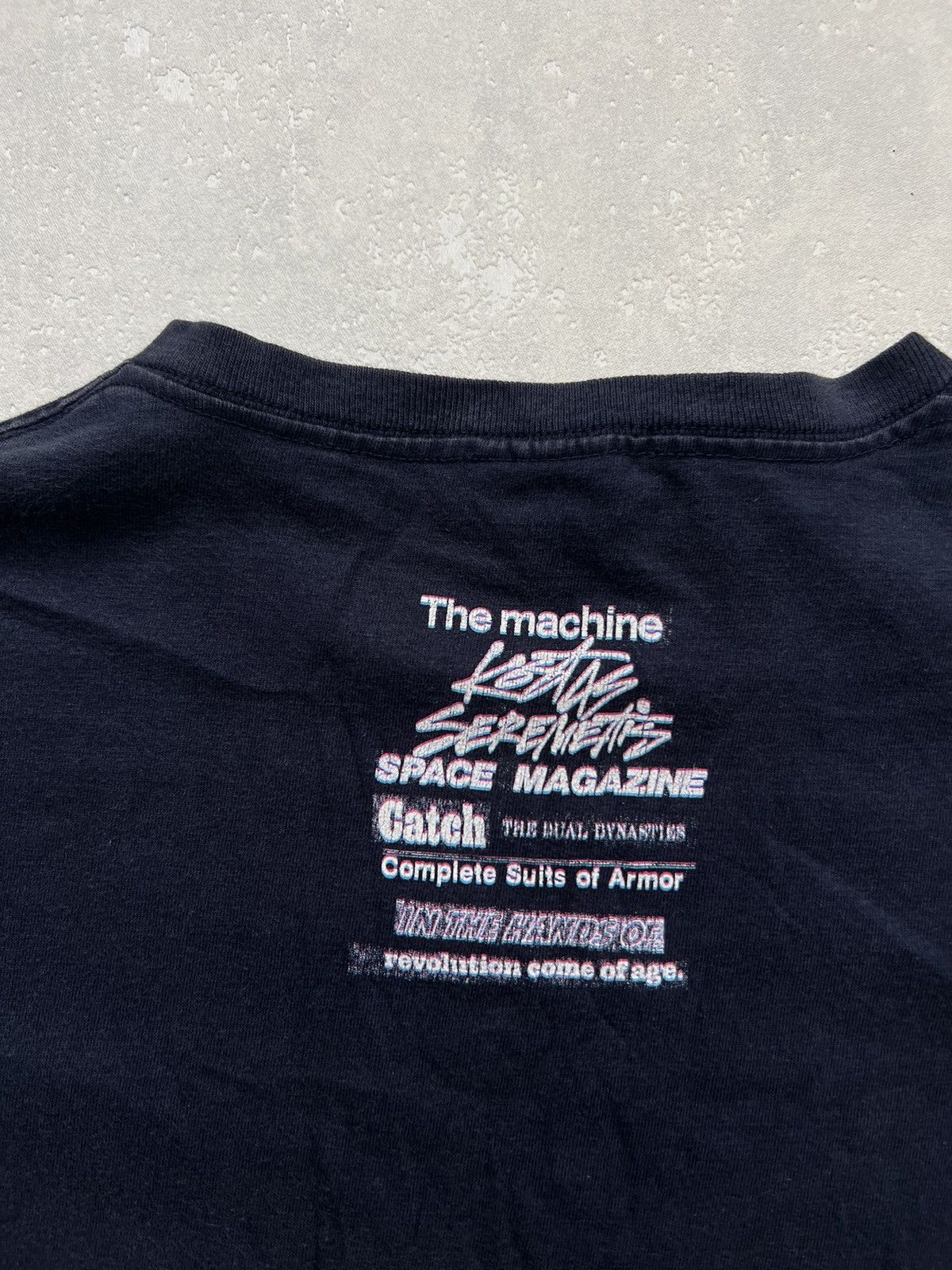 Stussy 00’s STUSSY THE MACHINE KOSTAS SEREMETIS RARE NEON LOGO TEE Size US L / EU 52-54 / 3 - 8 Thumbnail
