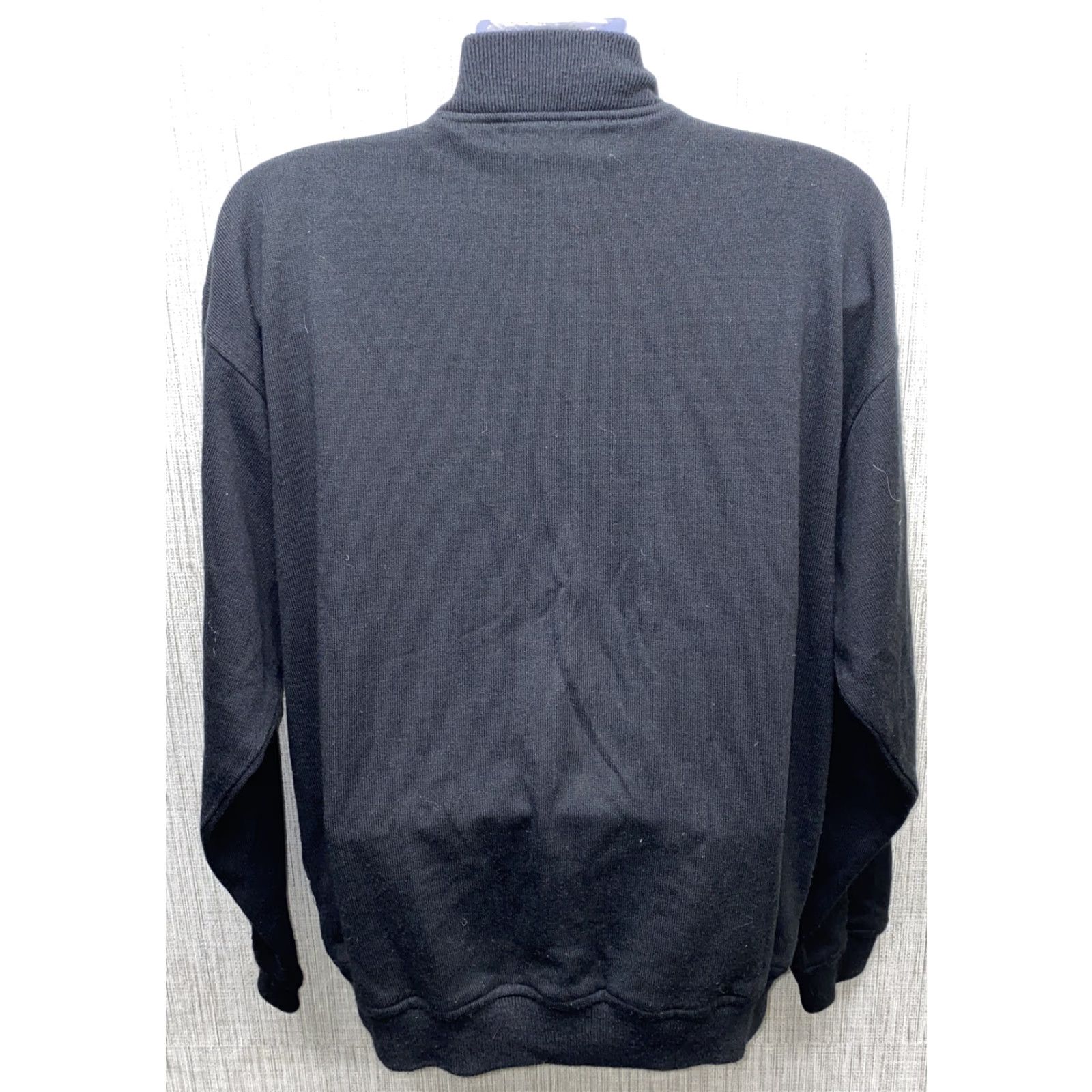 Vintage Grand Banks Performance Mens Black Acrylic Henley Style Sweater XL Size Size US XL / EU 56 / 4 - 6 Thumbnail
