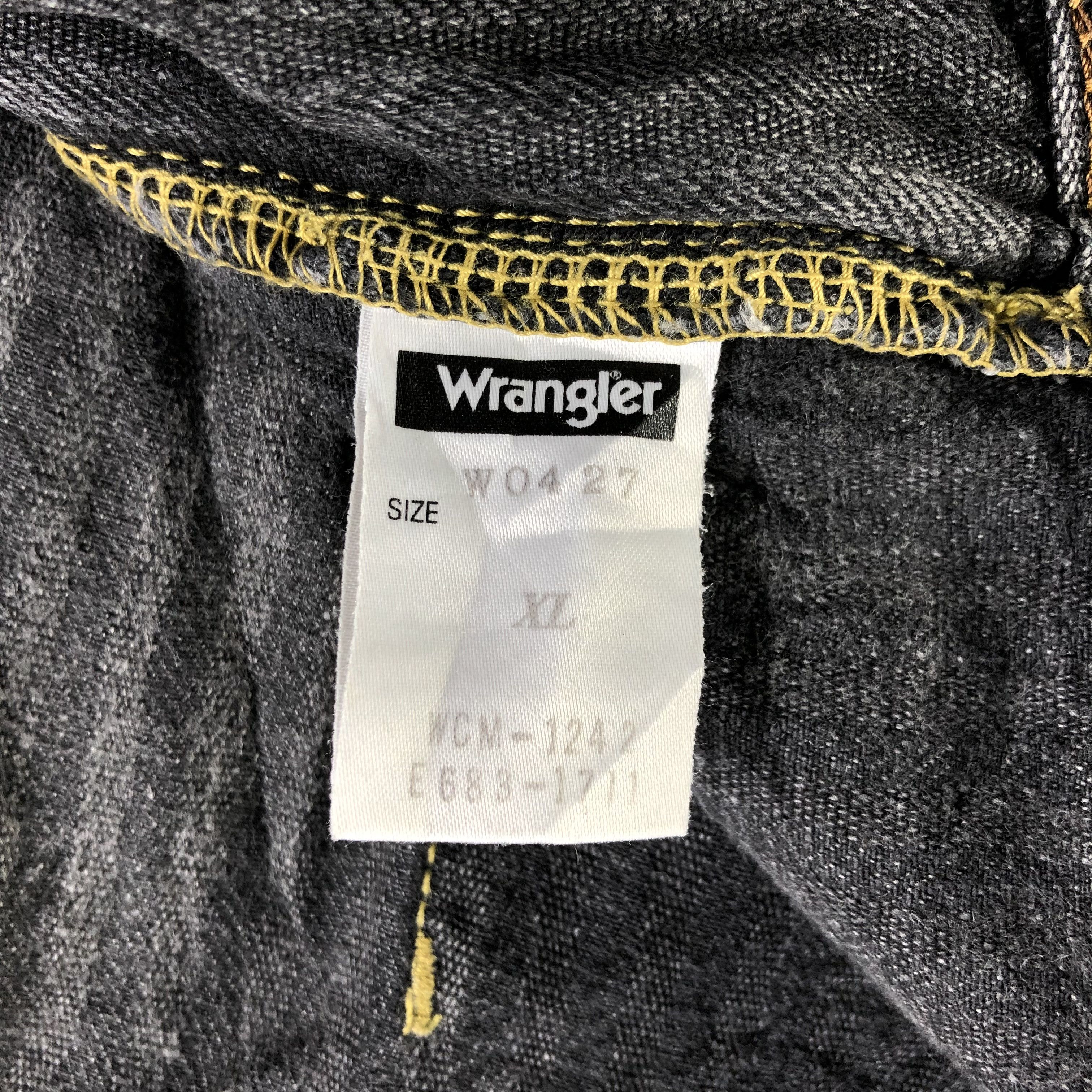 Vintage Vintage Wrangler Jeans Faded Black Denim KJ3009 Size US 36 / EU 52 - 9 Thumbnail