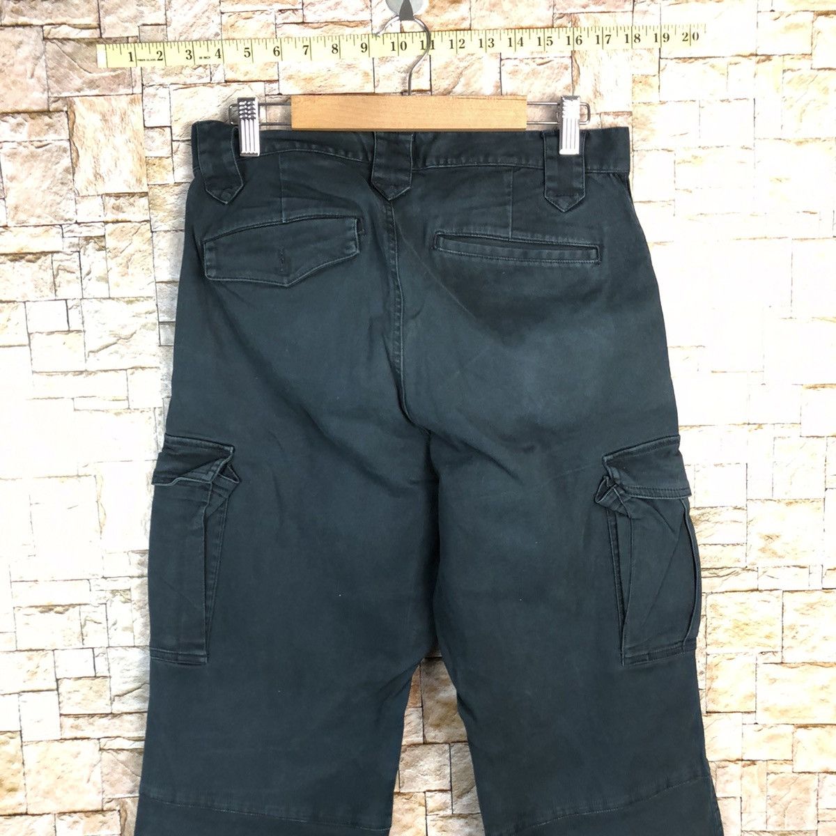 Japanese Brand Japan vintage faded blue Cargo utility Pants #A634 Size US 31 - 17 Thumbnail