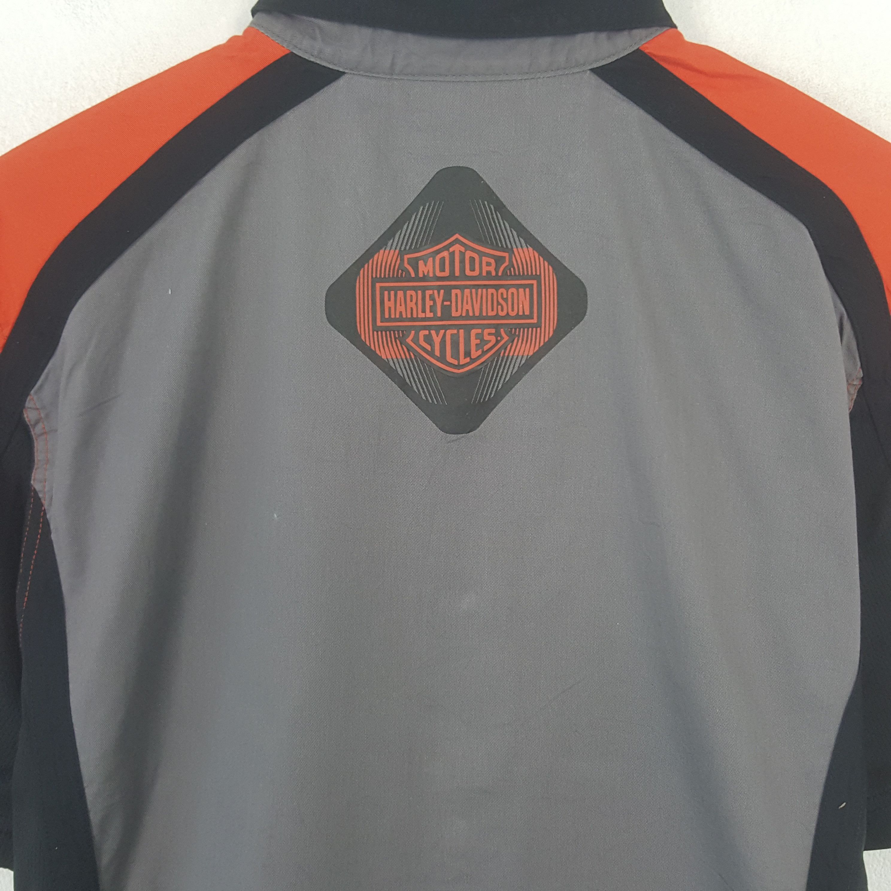 Harley Davidson Vintage Harley Davidson Cycle Racing Button Up Polos Shirt Size US S / EU 44-46 / 1 - 4 Thumbnail