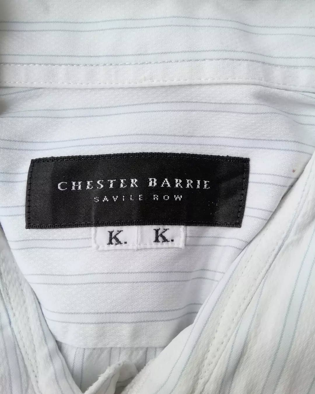 Barrie × Chester Barrie × Japanese Brand Chester Barrie Saville Row Longsleeve Shirt Size US L / EU 52-54 / 3 - 6 Thumbnail