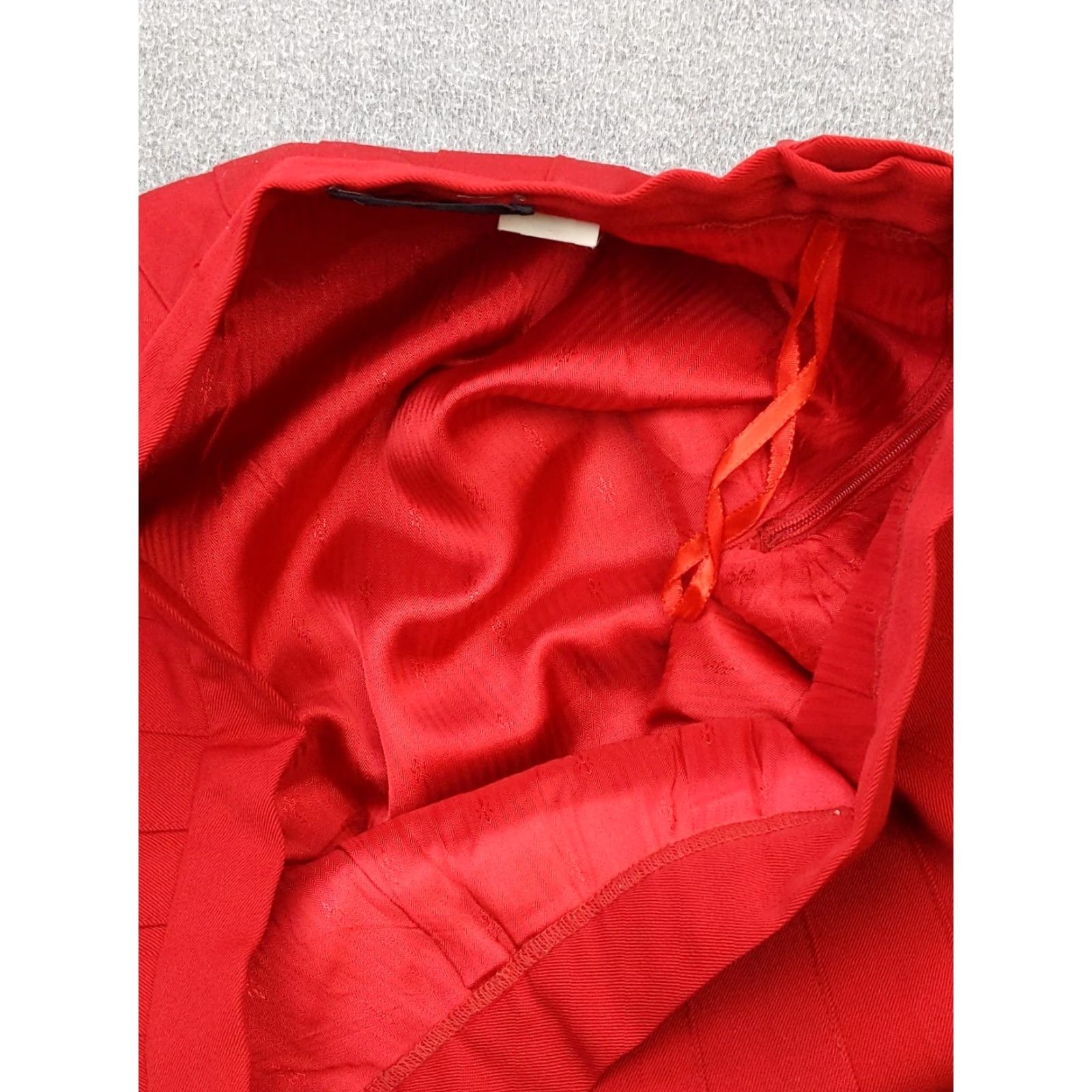 Vintage VINTAGE Mark Shale Skirt Womens 16 Red Long Pleated Twill Lined Made USA Size 38" / US 16 / IT 52 - 5 Thumbnail